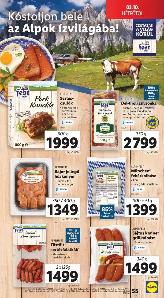 Katalógus Akciós újság – 06. hét február 6.-tól február 12.-ig 2025. - Oldal 45