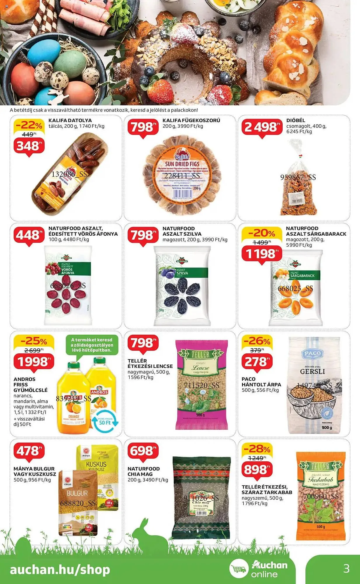 Katalógus Auchan akciós újság március 27.-tól április 19.-ig 2025. - Oldal 3
