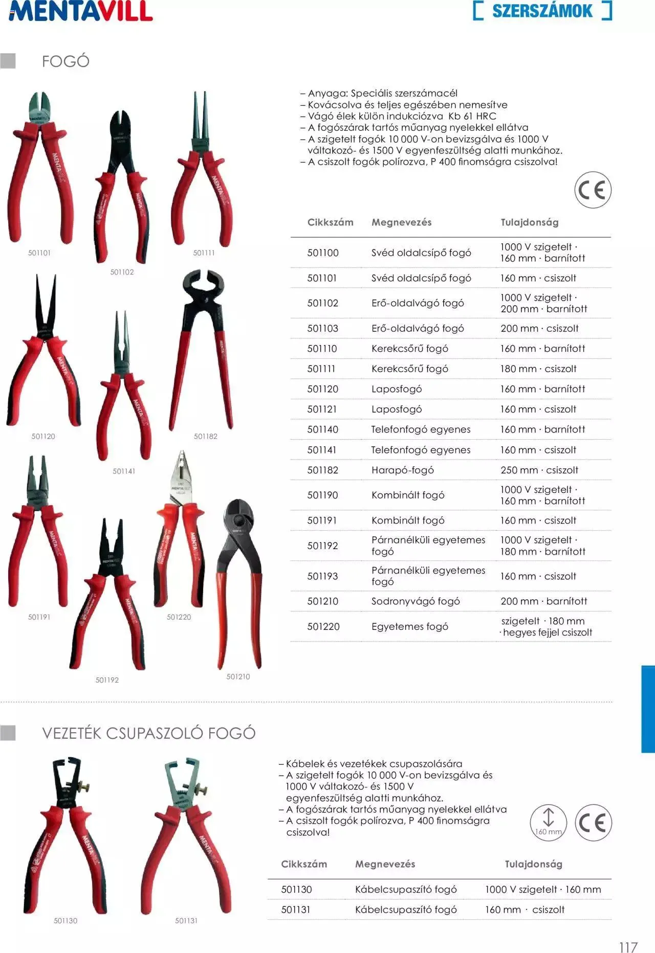 Katalógus Mentavill - Termékkatalógus 2022-2023 december 21.-tól december 31.-ig 2024. - Oldal 117