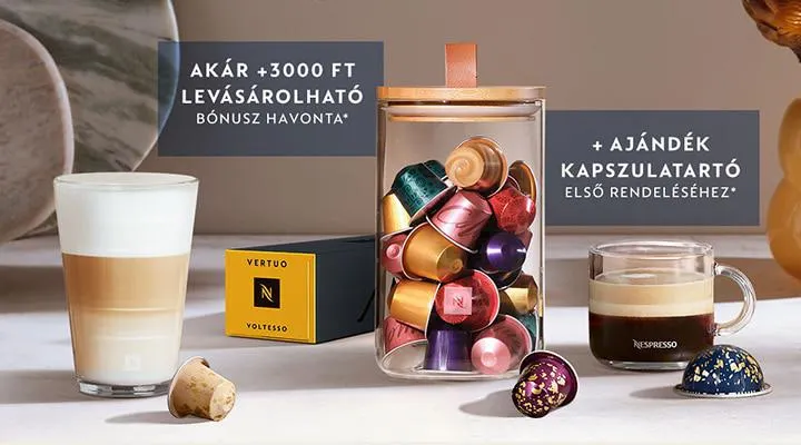 KÁVÉ BÓNUSZPROGRAM AJÁNLAT