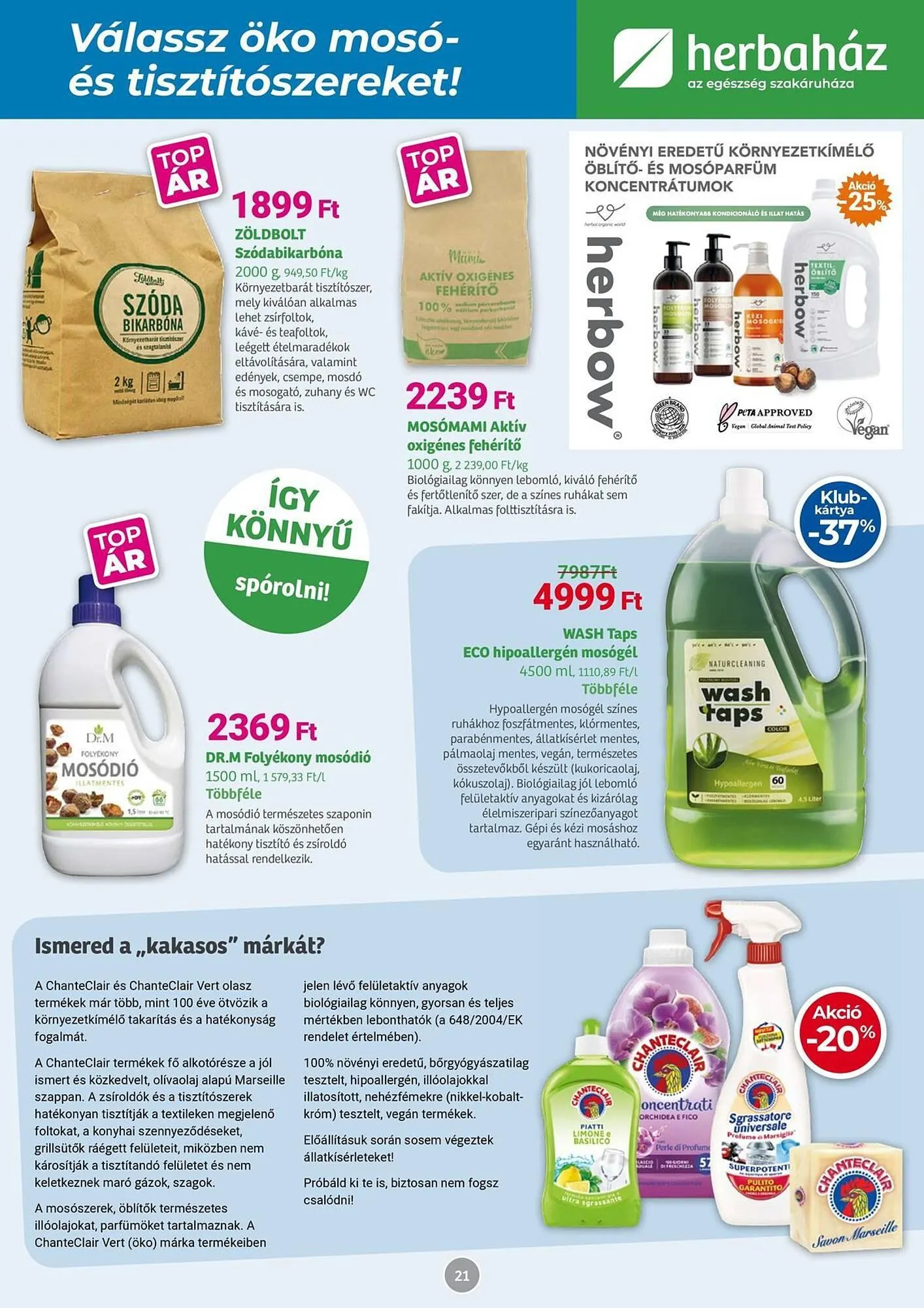 Katalógus Herbaház akciós újság március 4.-tól április 6.-ig 2026. - Oldal 21