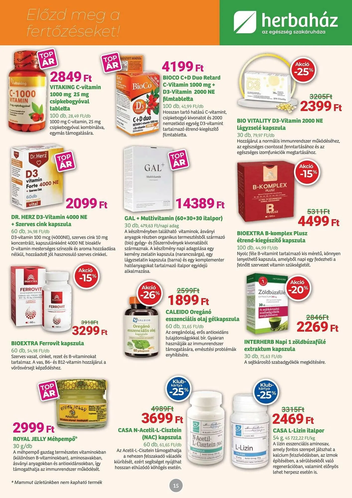 Katalógus Herbaház akciós újság március 4.-tól április 6.-ig 2026. - Oldal 15