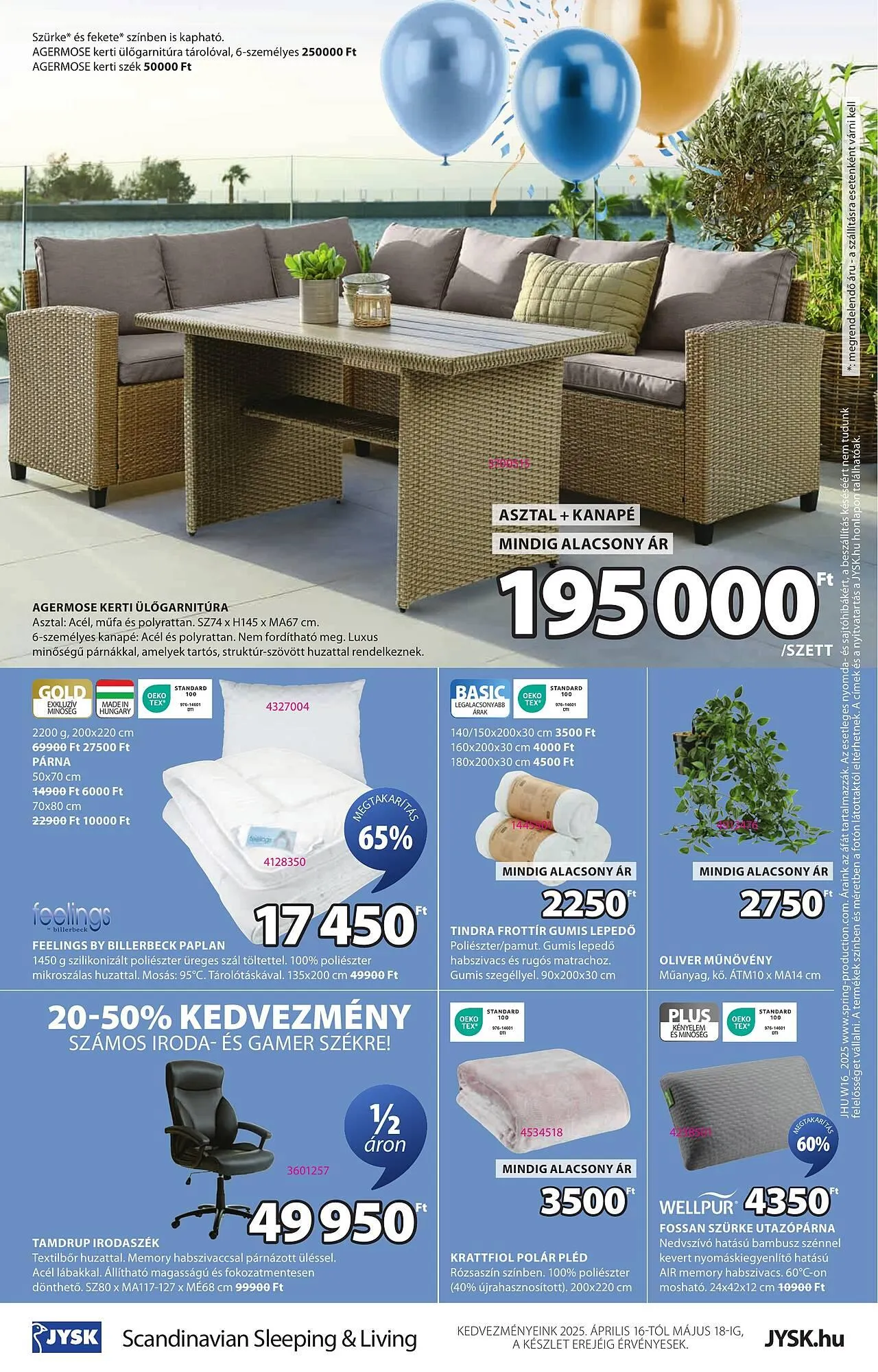 Katalógus JYSK akciós újság április 16.-tól május 18.-ig 2025. - Oldal 16