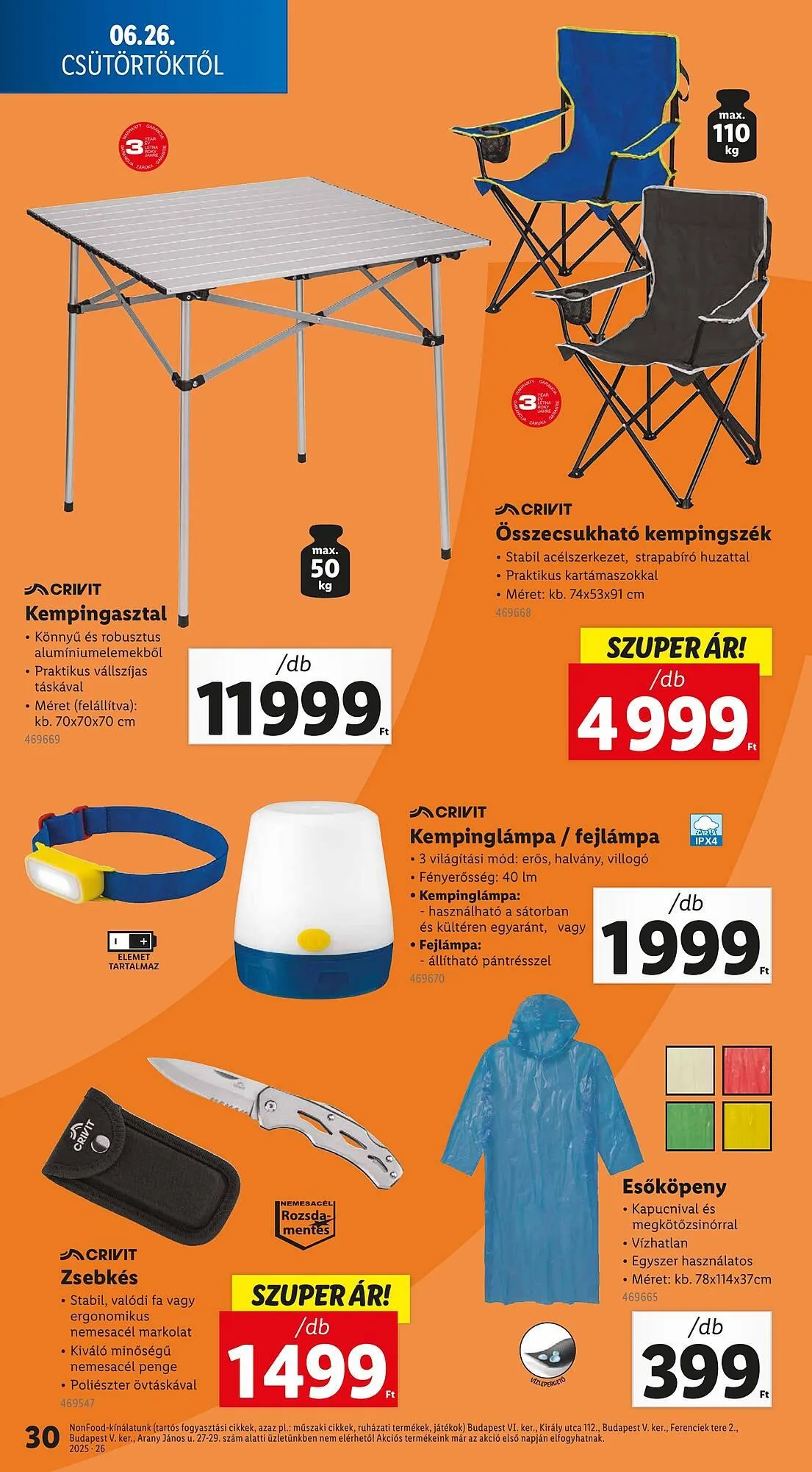 Katalógus Lidl akciós újság június 26.-tól július 2.-ig 2025. - Oldal 30