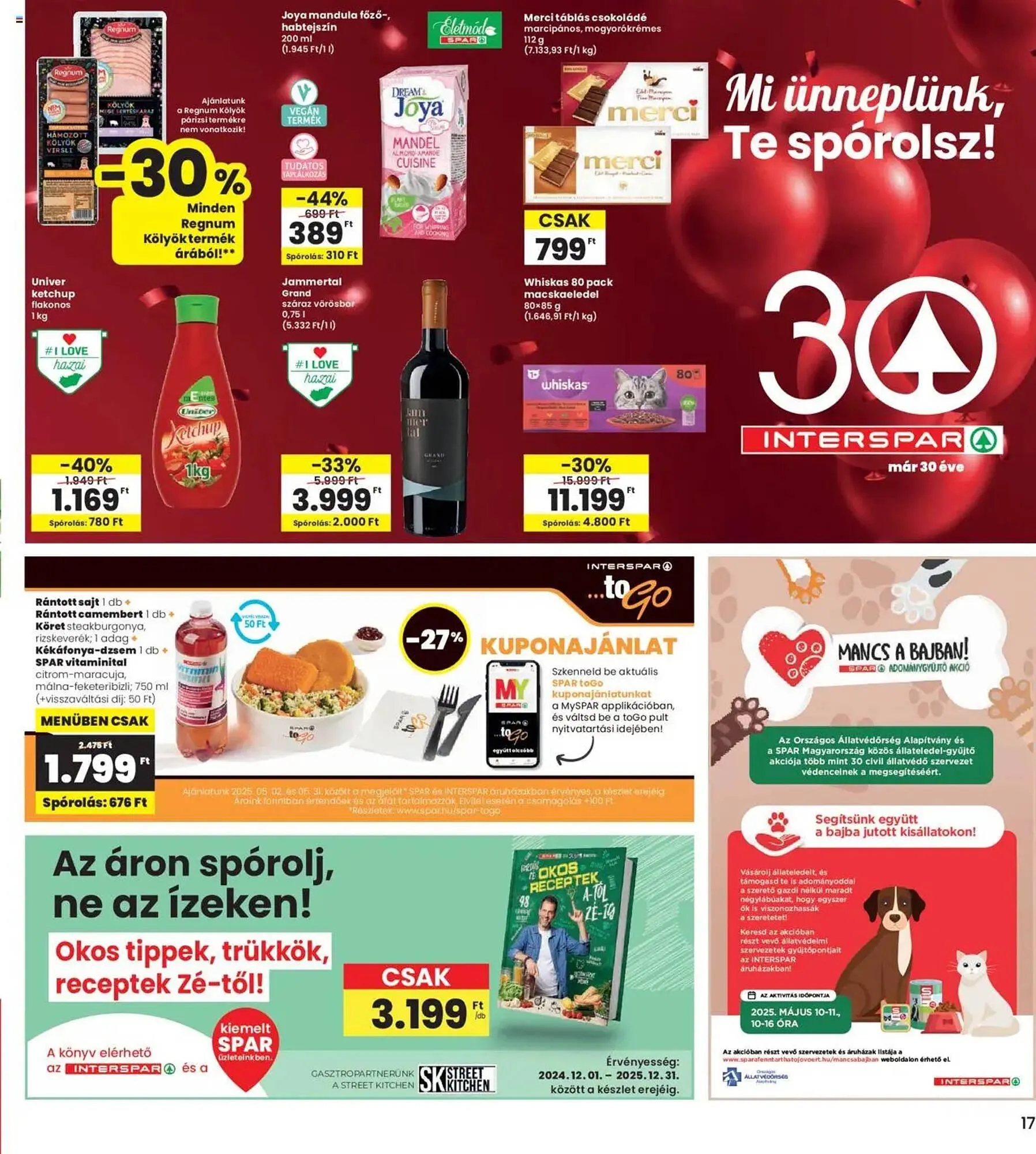 Katalógus Interspar akciós újság május 8.-tól május 14.-ig 2025. - Oldal 17