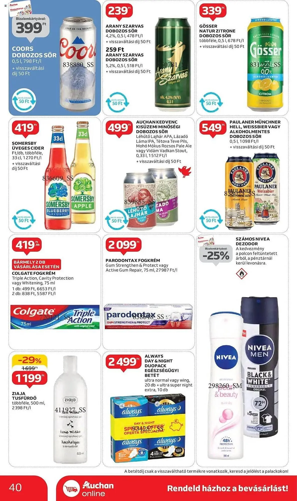 Katalógus Auchan akciós újság április 10.-tól április 16.-ig 2025. - Oldal 40