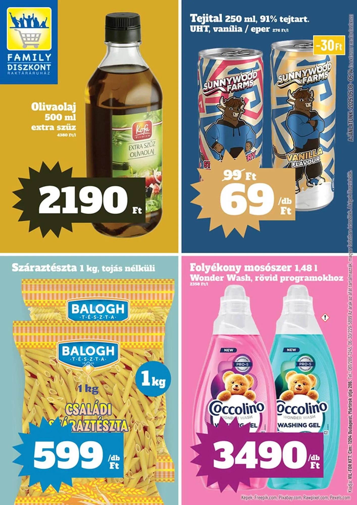 Katalógus Family Diszkont akciós újság május 8.-tól május 14.-ig 2025. - Oldal 1