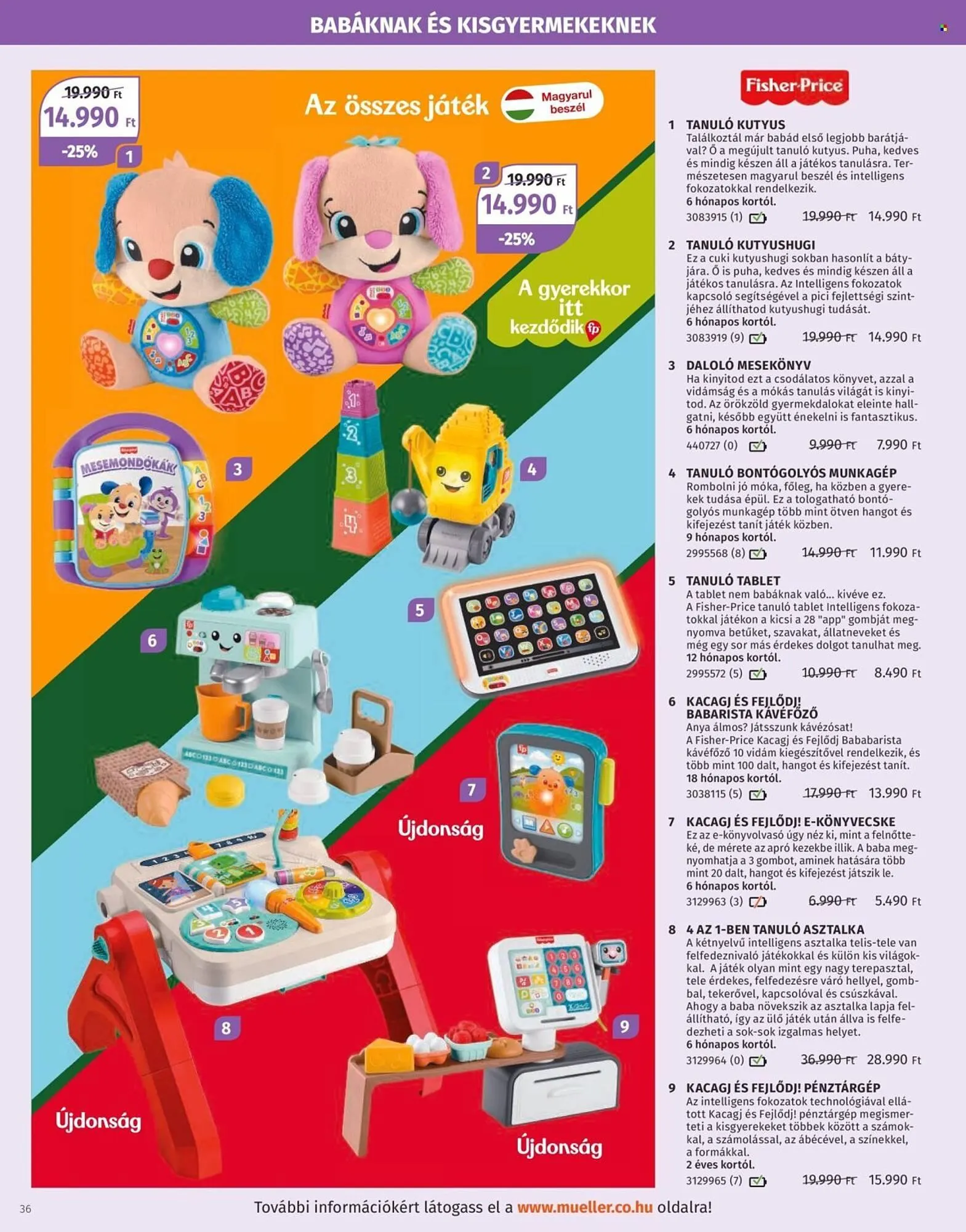 Katalógus Müller akciós újság október 27.-tól december 31.-ig 2025. - Oldal 36