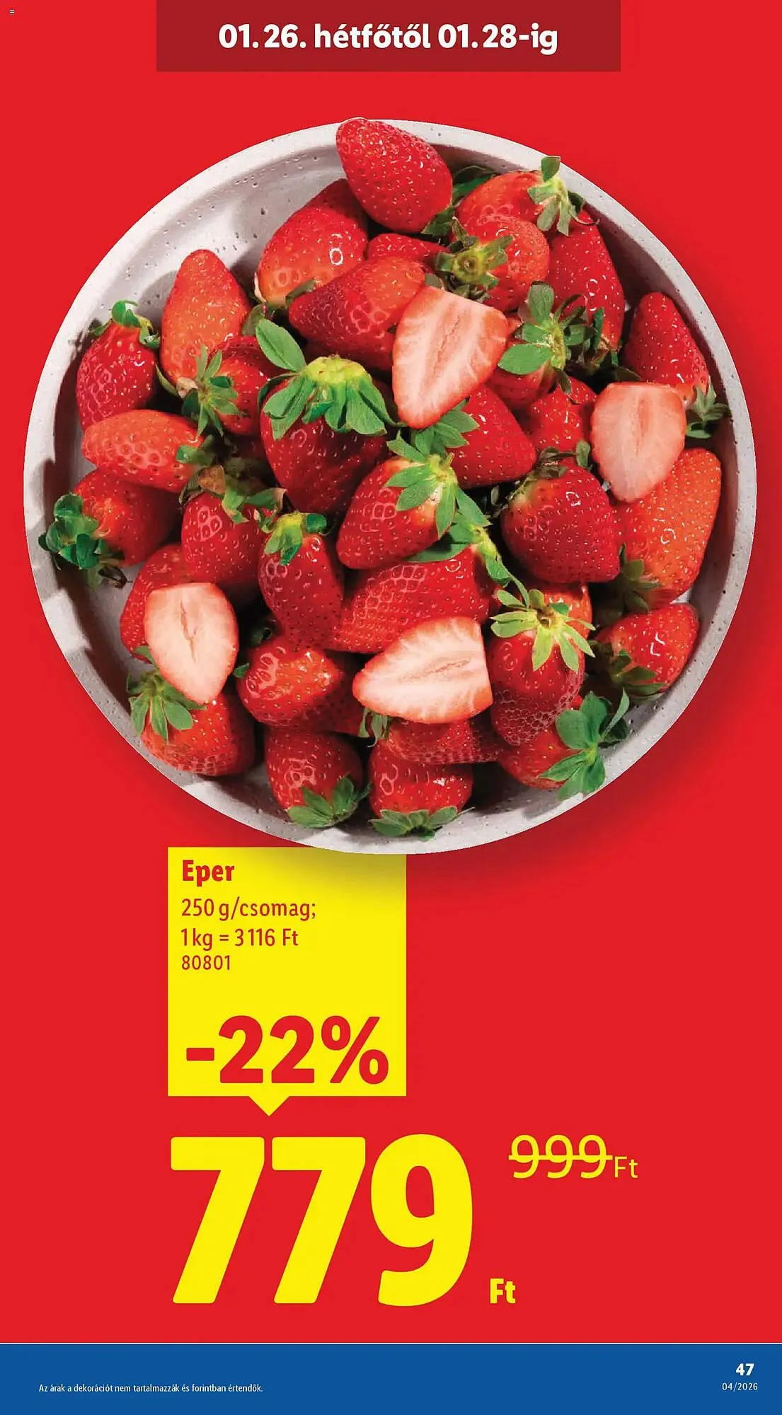 Katalógus Lidl akciós újság január 22.-tól január 28.-ig 2026. - Oldal 47