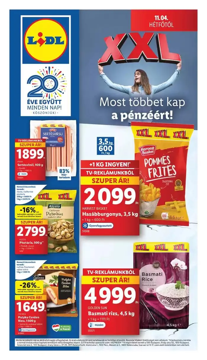 Katalógus Akciós újság – 44. hét október 31.-tól november 6.-ig 2024. - Oldal 62