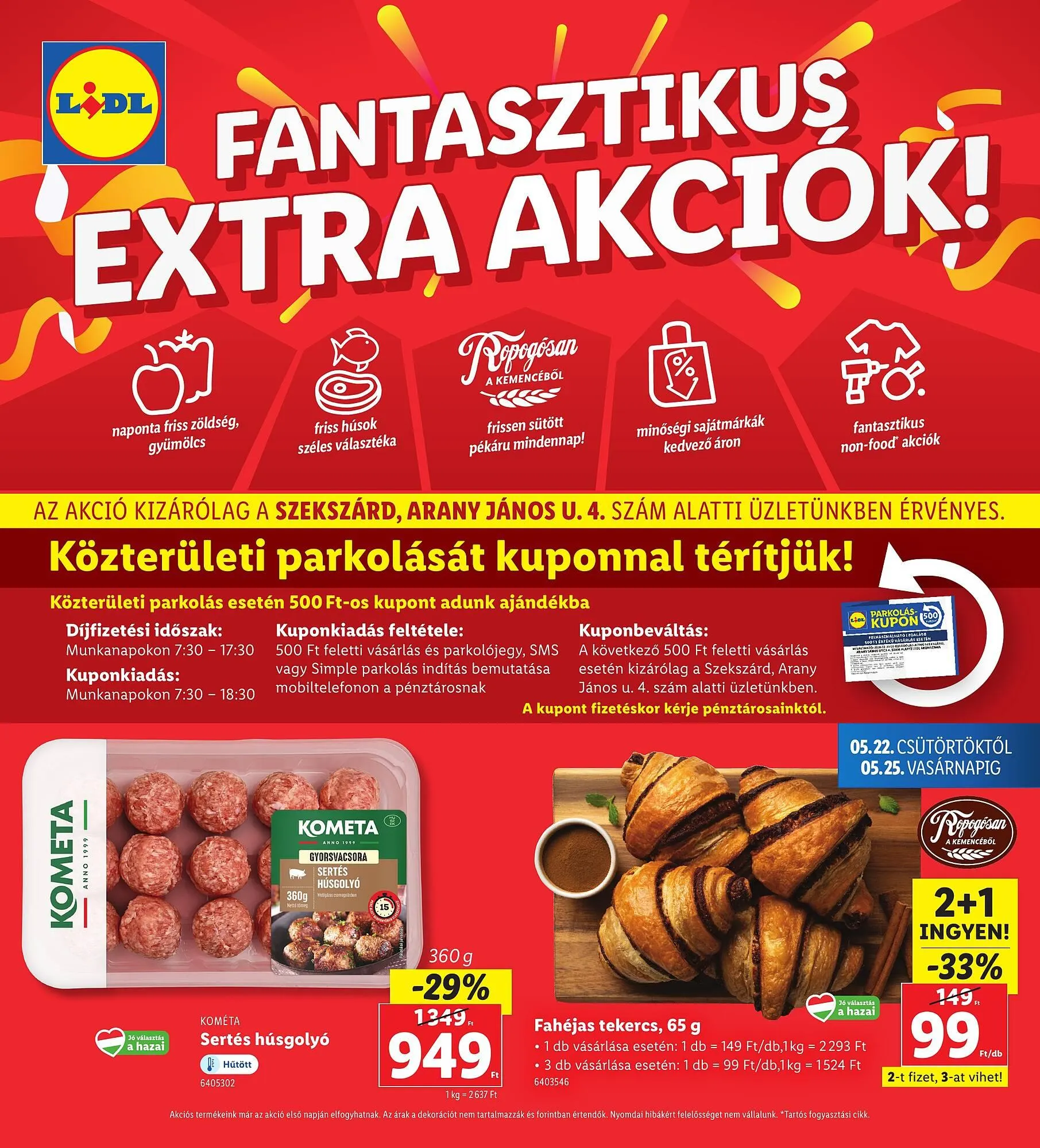 Katalógus Lidl akciós újság május 22.-tól május 25.-ig 2025. - Oldal 1