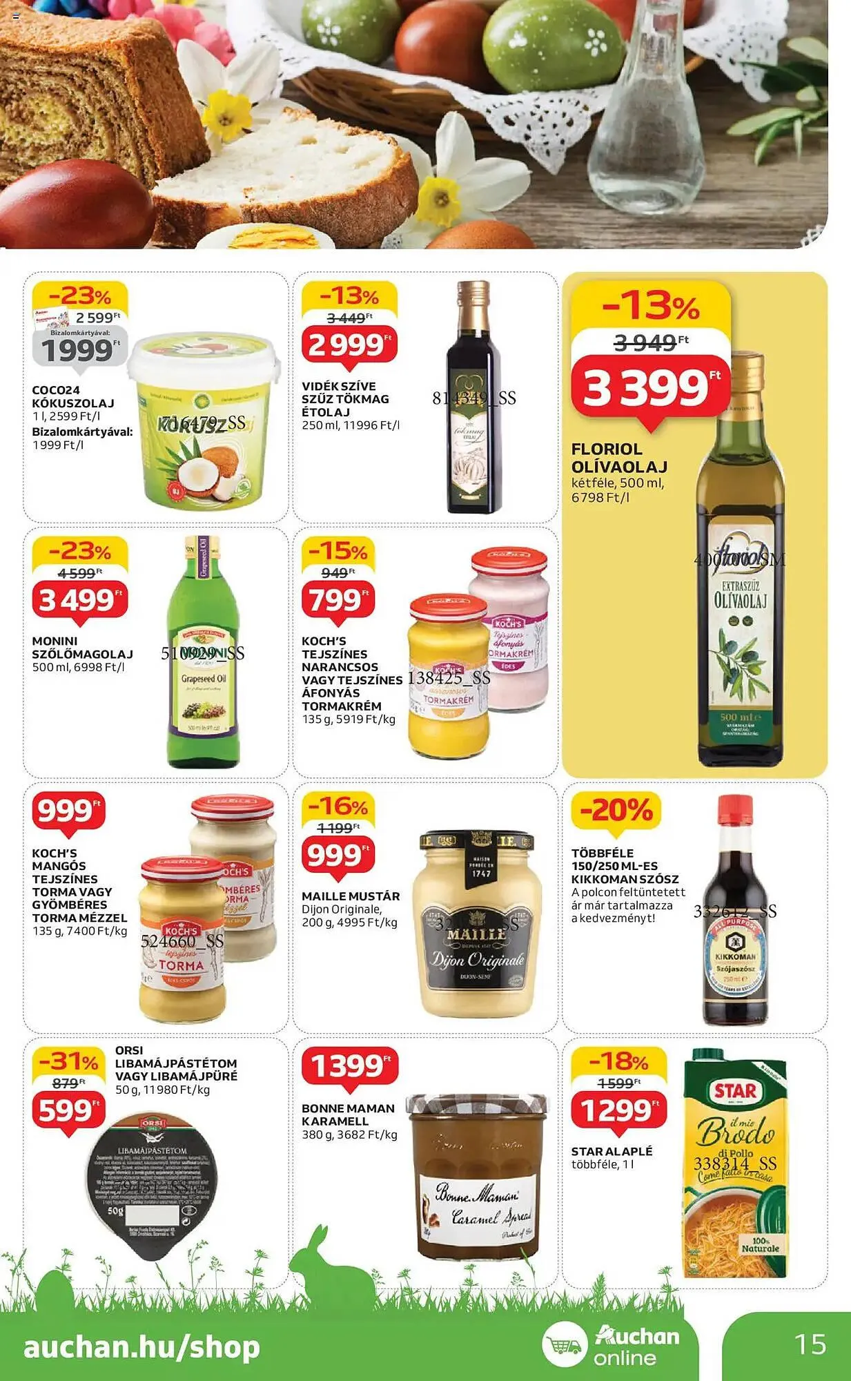 Katalógus Auchan akciós újság március 27.-tól április 19.-ig 2025. - Oldal 15