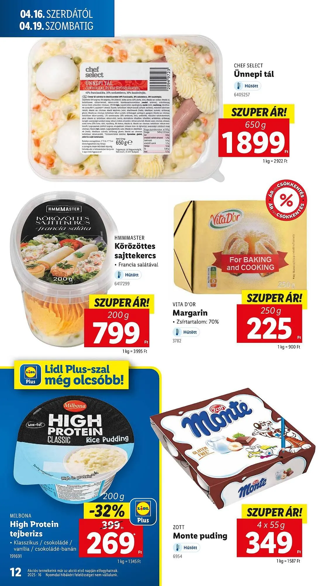 Katalógus Lidl akciós újság április 16.-tól április 19.-ig 2025. - Oldal 12