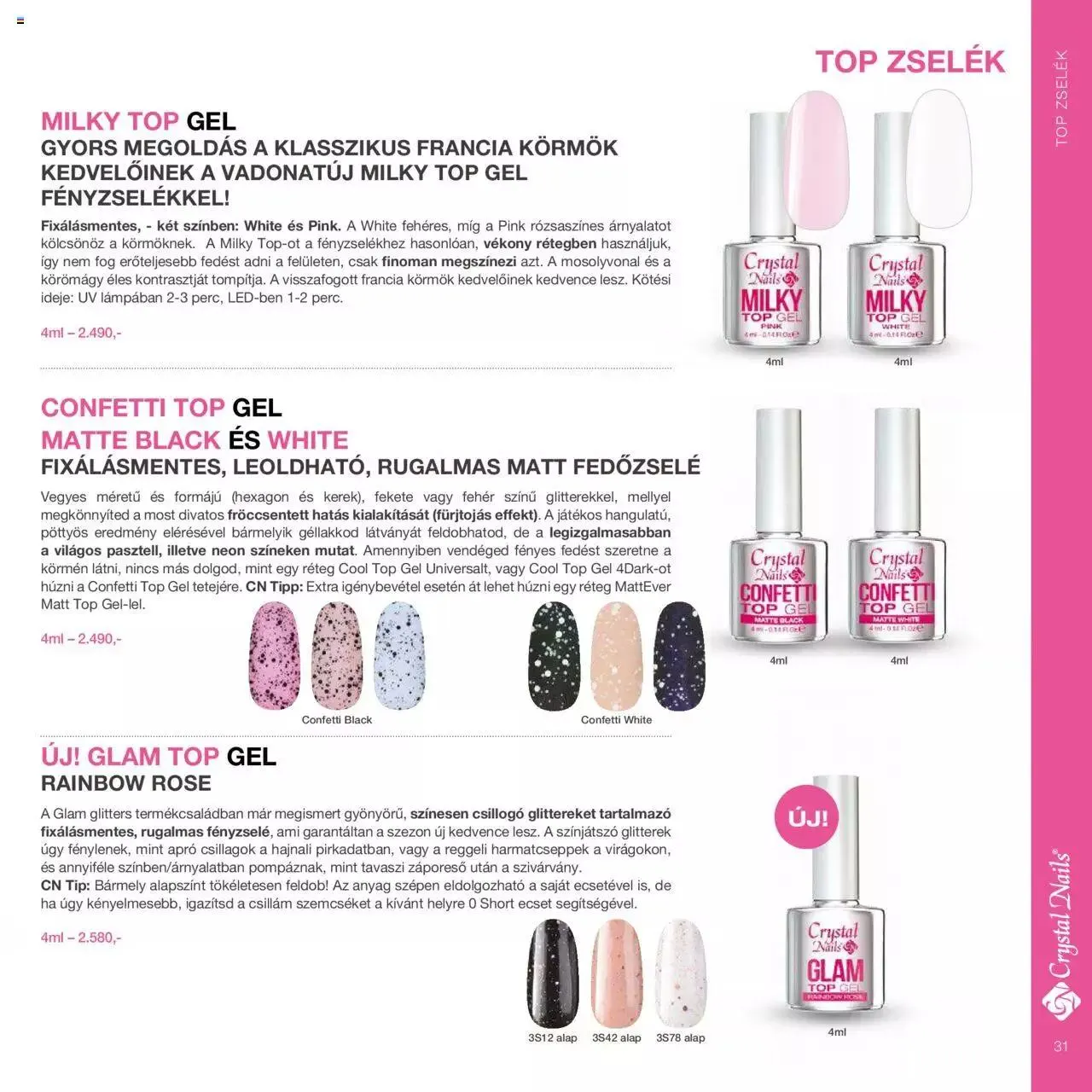 Katalógus Crystal Nails - Nagykatalógus 22/23 március 8.-tól december 31.-ig 2023. - Oldal 31