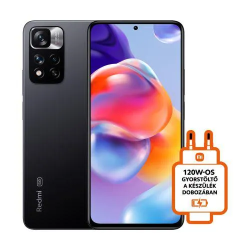 Redmi Note 11 Pro+ 5G 6GB+128GB okostelefon, Graphite Gray