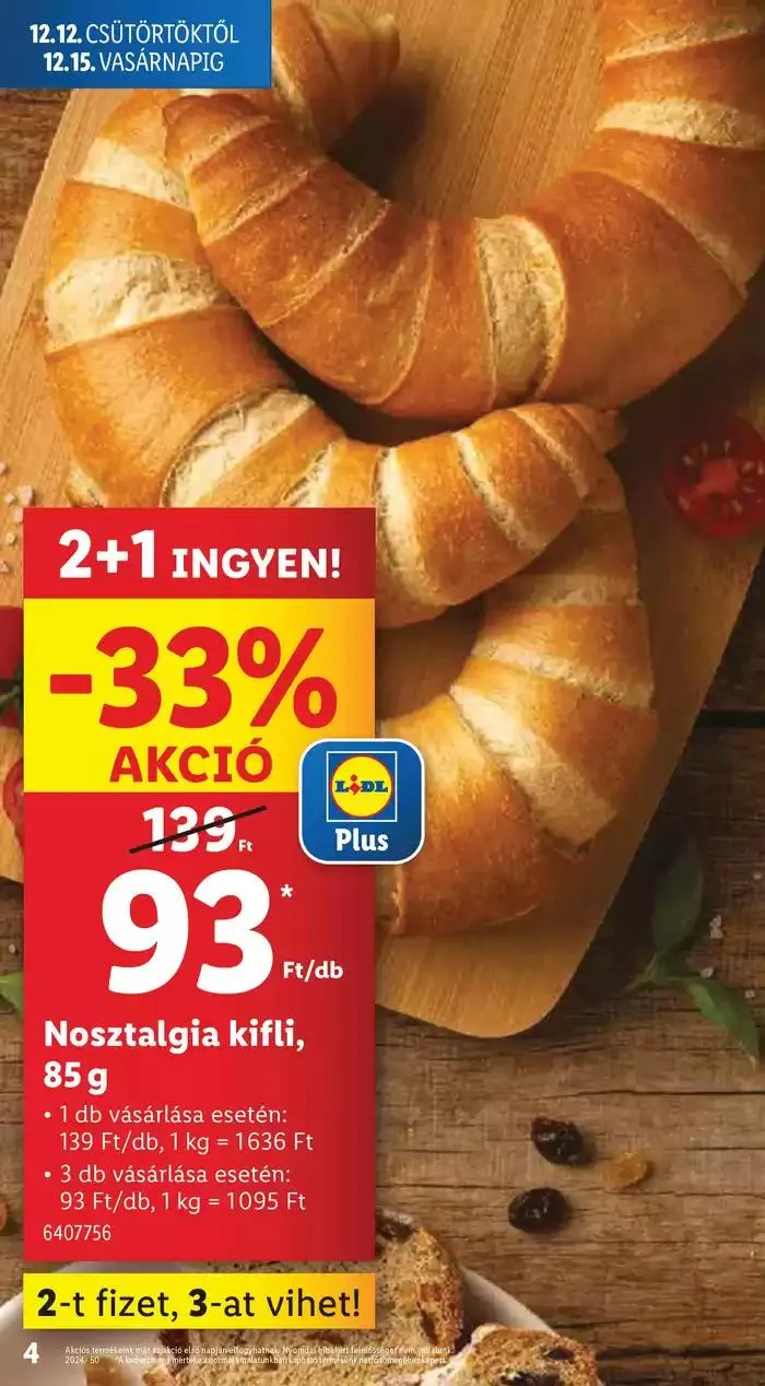 Katalógus Akciós újság – 50. hét december 12.-tól december 18.-ig 2024. - Oldal 4