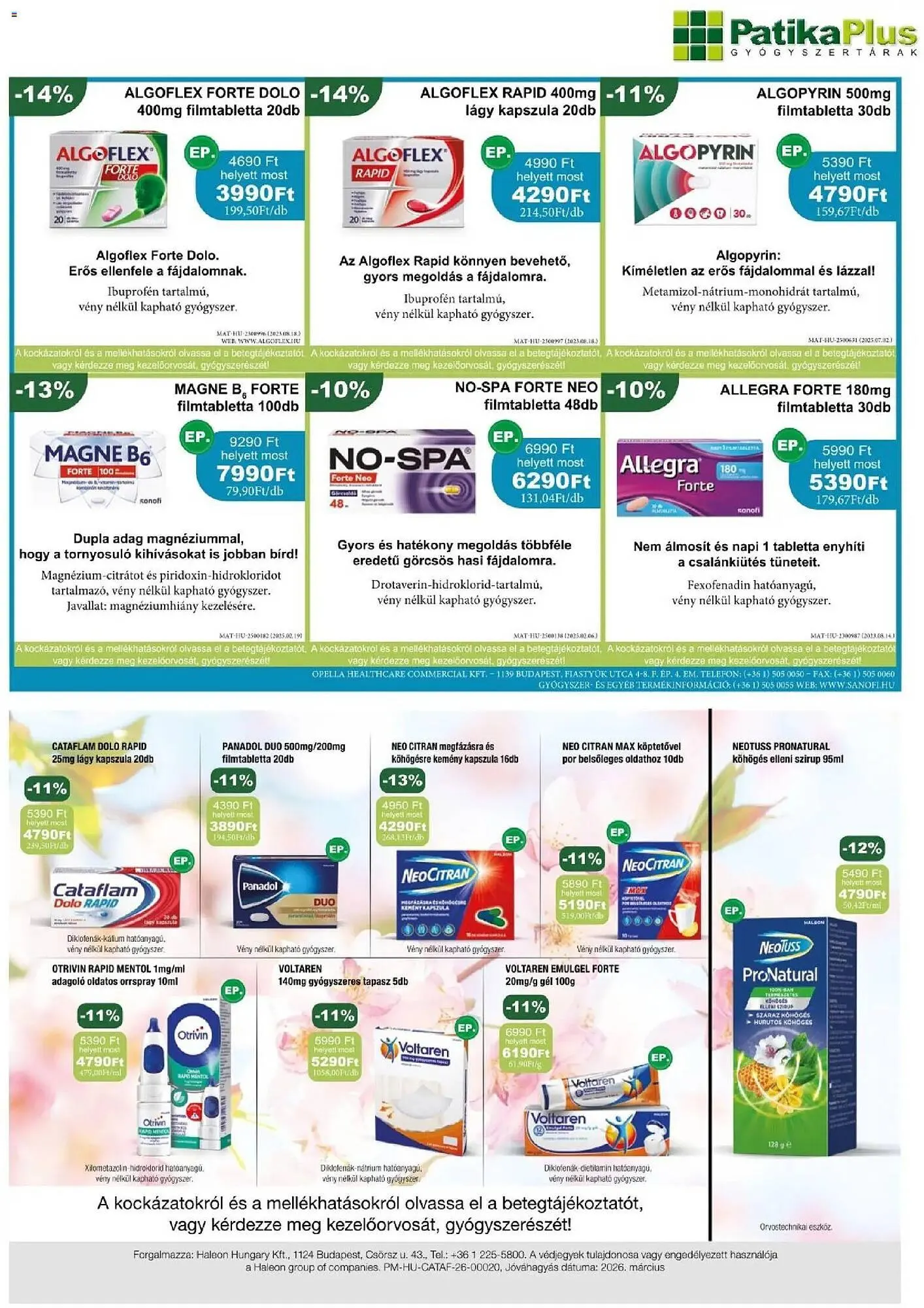 Katalógus PatikaPlus akciós újság április 1.-tól április 30.-ig 2026. - Oldal 3