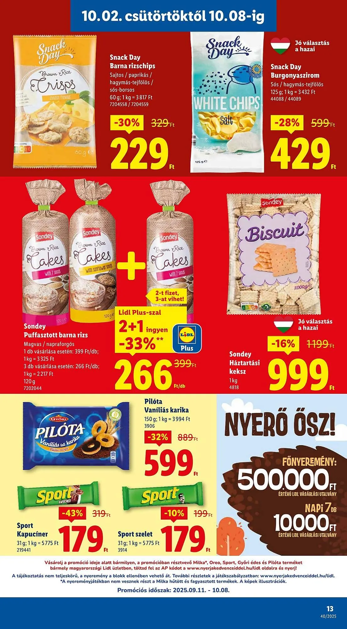 Katalógus Lidl akciós újság október 2.-tól október 8.-ig 2025. - Oldal 13