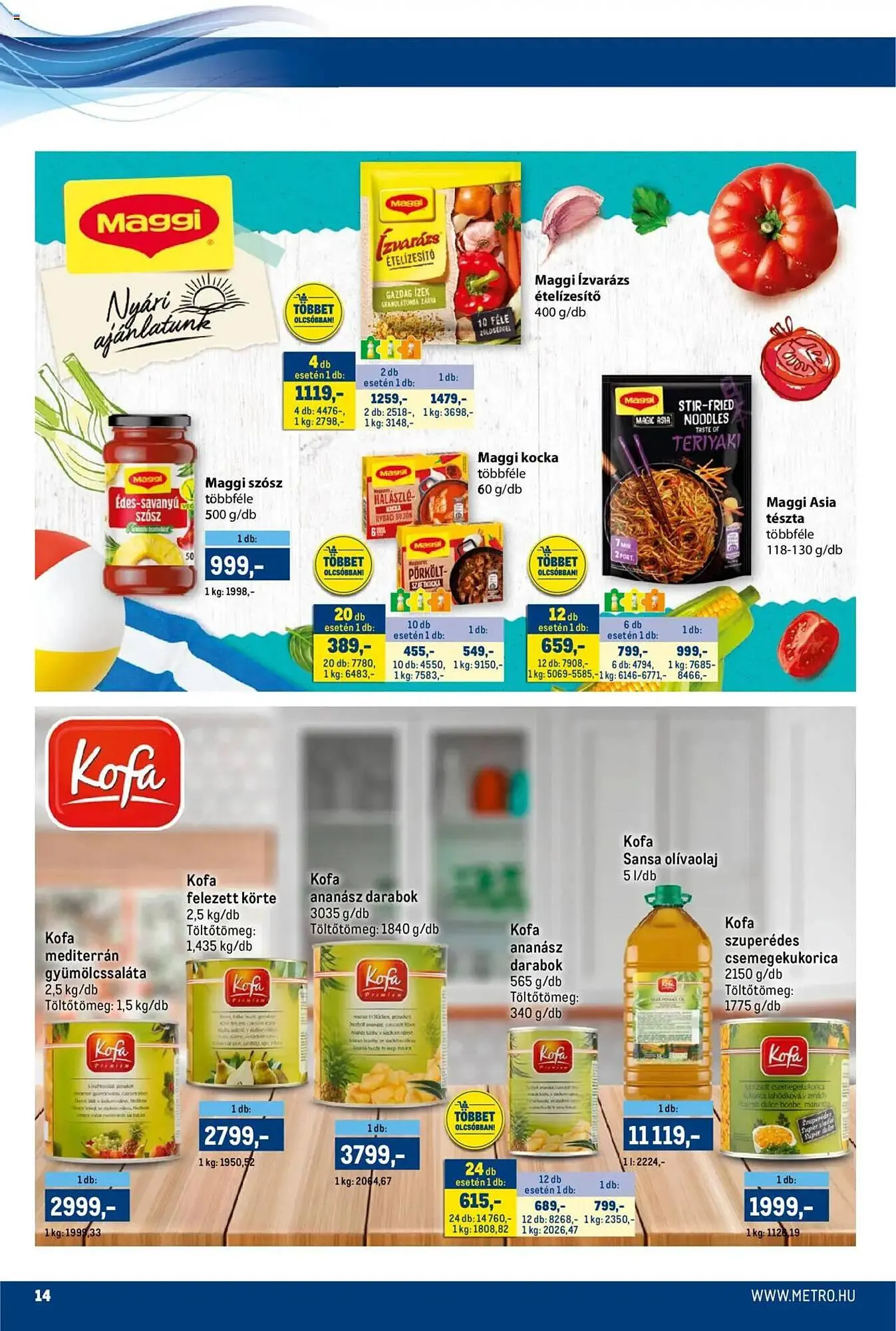 Katalógus Metro akciós újság augusztus 1.-tól augusztus 14.-ig 2025. - Oldal 14