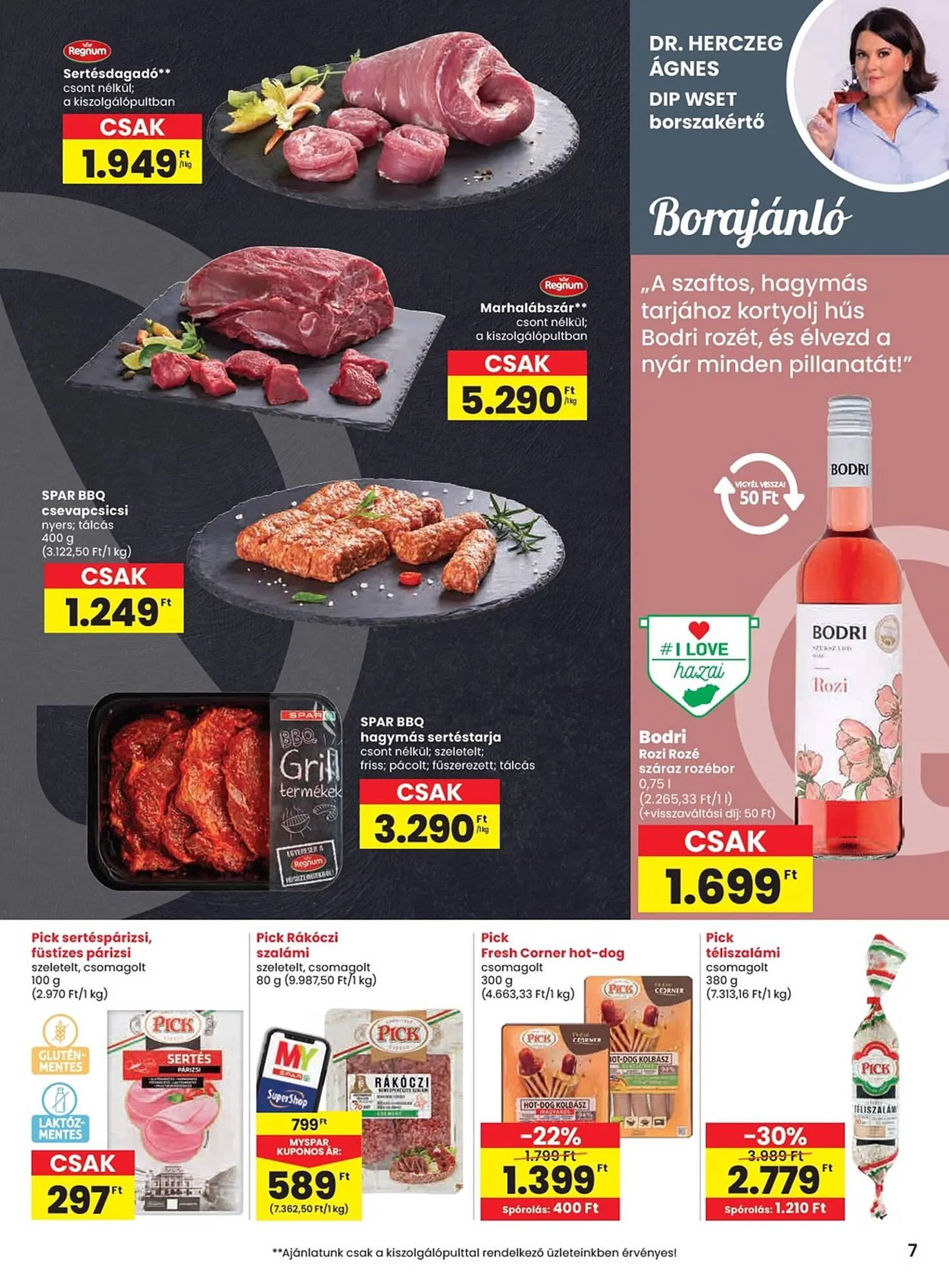 Katalógus Spar akciós újság július 10.-tól július 16.-ig 2025. - Oldal 7