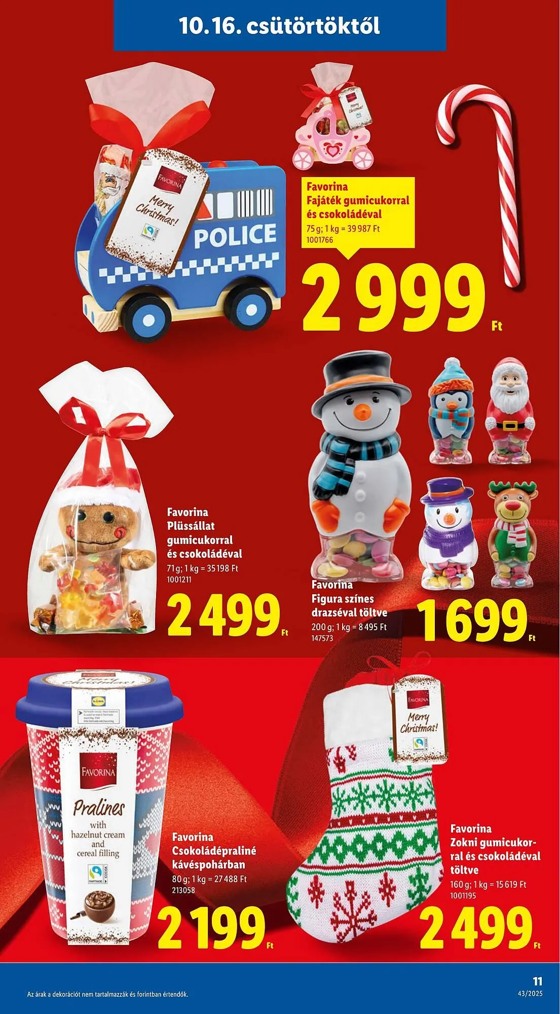 Katalógus Lidl akciós újság október 16.-tól december 24.-ig 2025. - Oldal 11
