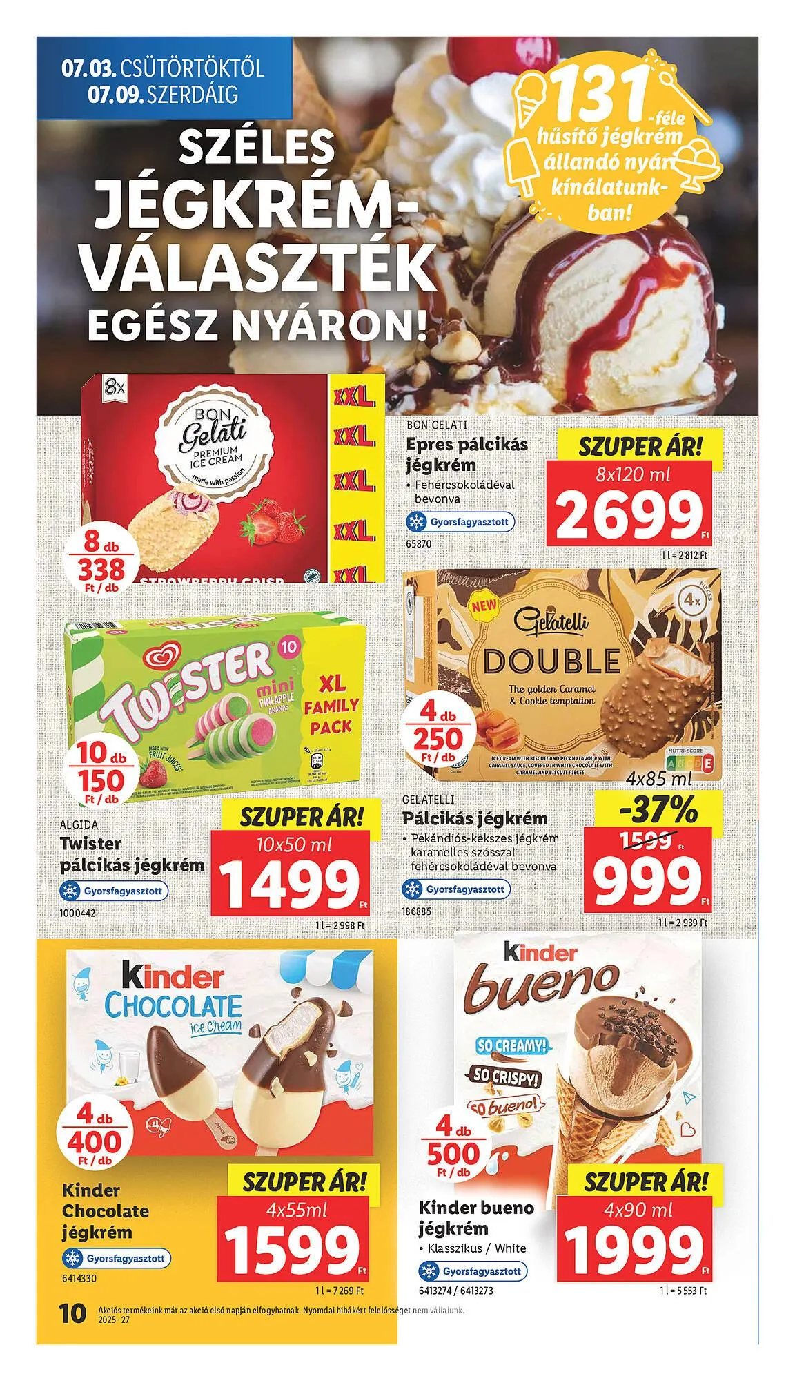 Katalógus Lidl akciós újság július 3.-tól július 9.-ig 2025. - Oldal 10