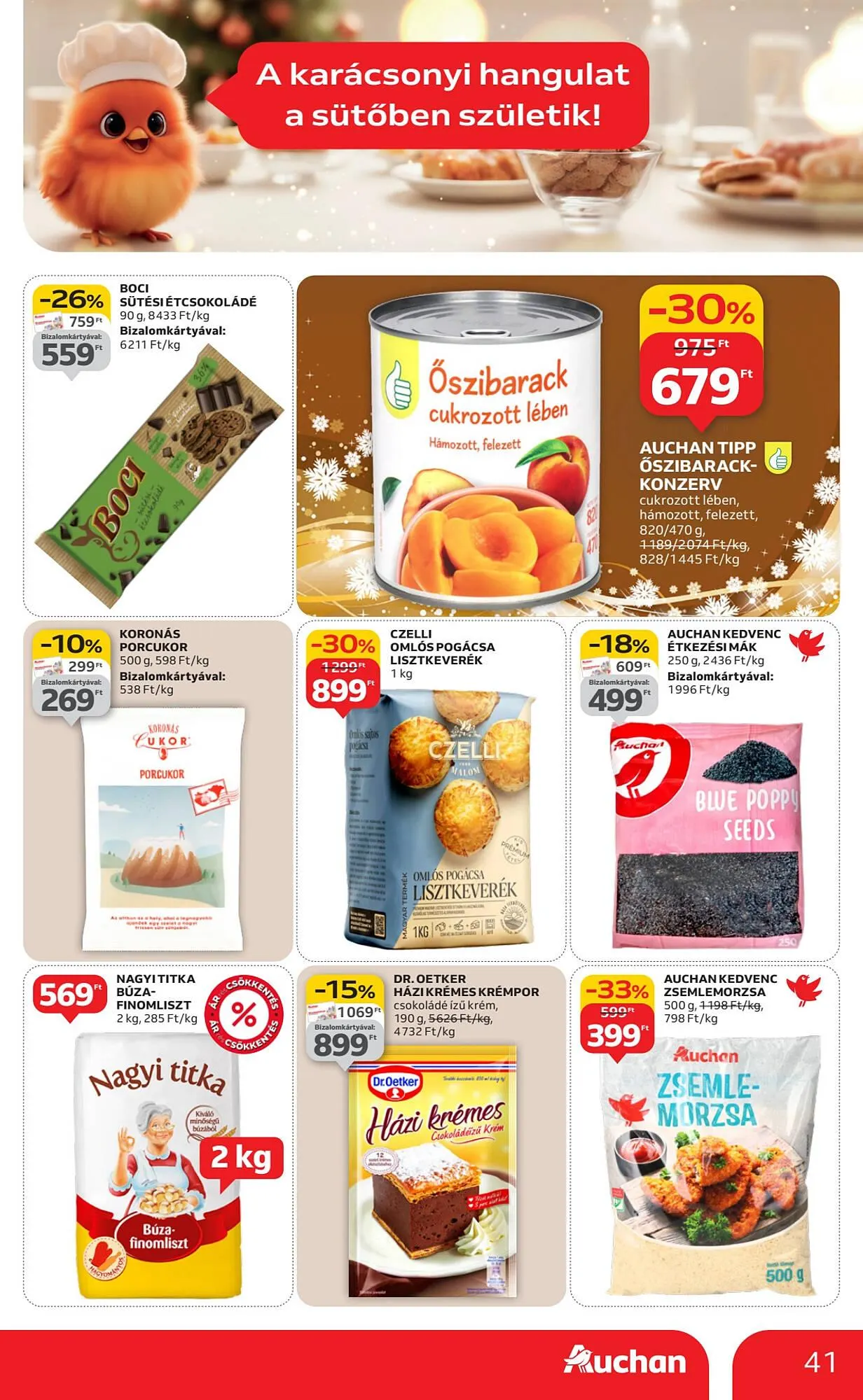 Katalógus Auchan akciós újság december 4.-tól december 10.-ig 2025. - Oldal 41