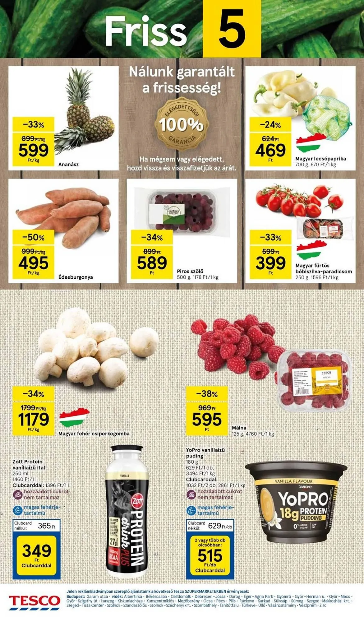 Katalógus Tesco Szupermarket akciós újság szeptember 19.-tól szeptember 25.-ig 2024. - Oldal 4