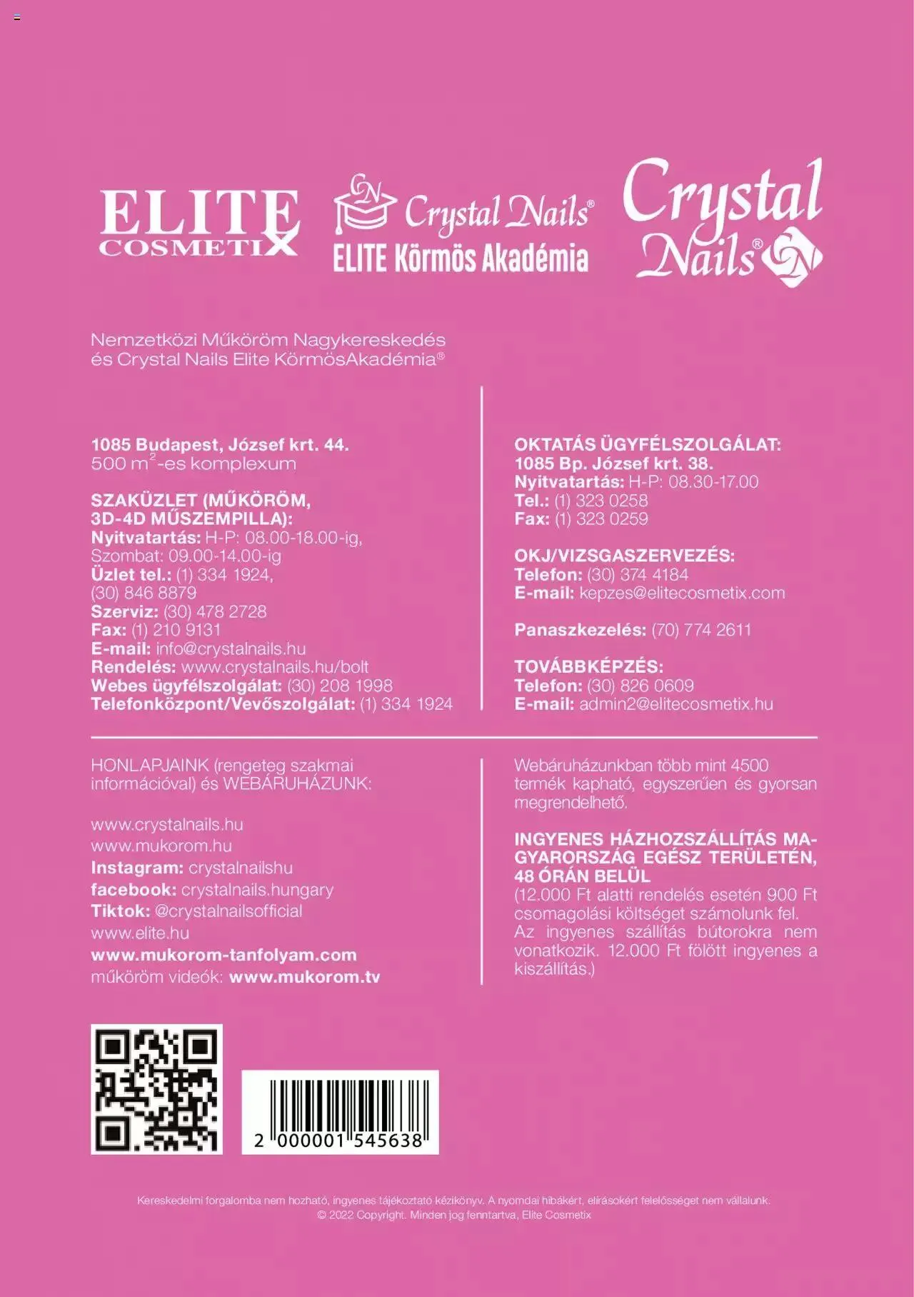 Katalógus Crystal Nails - Oktatási kézikönyv szeptember 5.-tól december 31.-ig 2023. - Oldal 78