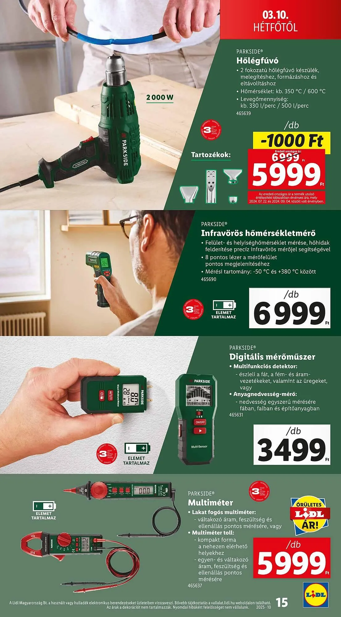 Katalógus Lidl akciós újság március 6.-tól március 19.-ig 2025. - Oldal 15