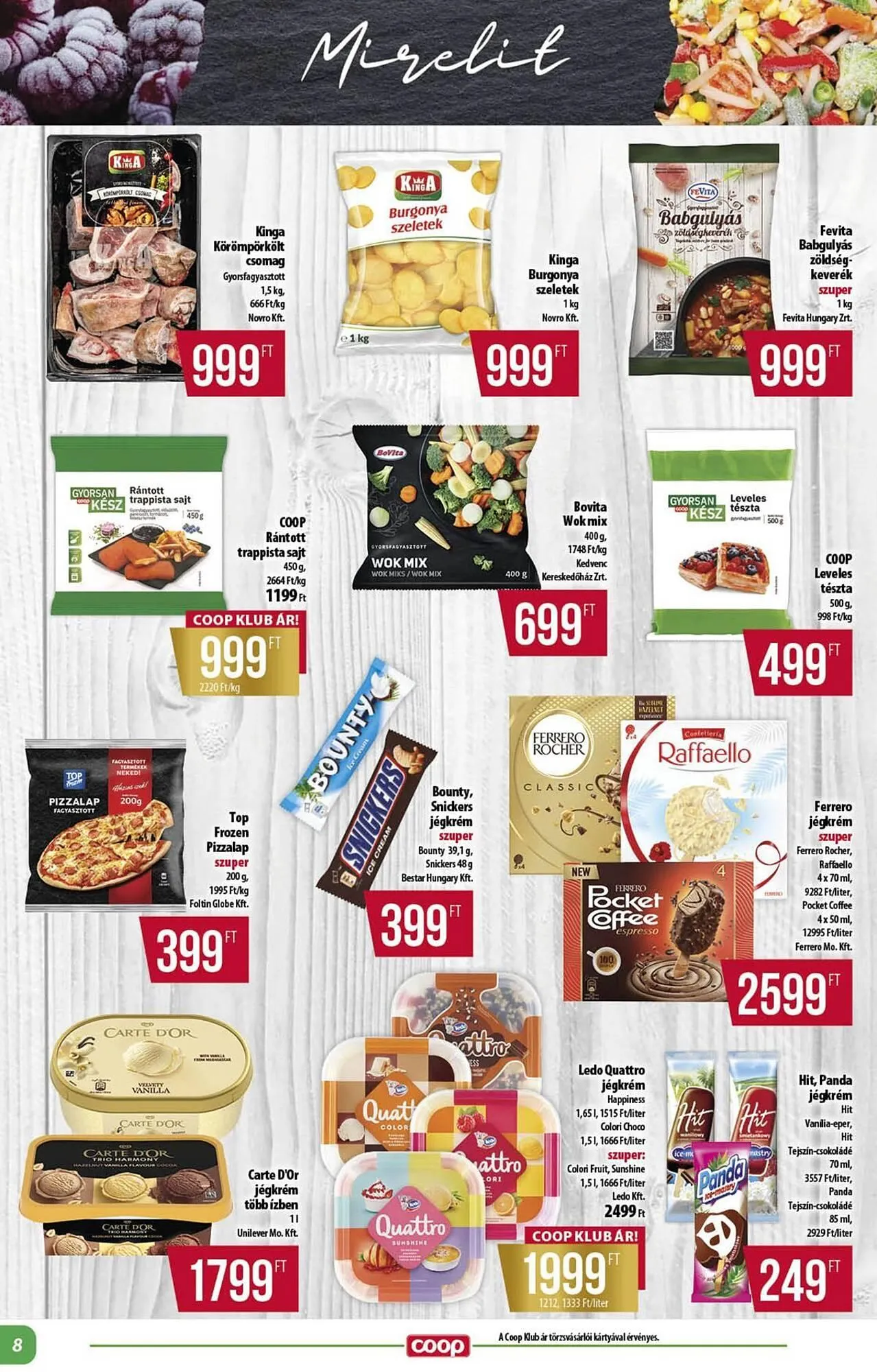 Katalógus Coop akciós újság augusztus 21.-tól szeptember 3.-ig 2025. - Oldal 8