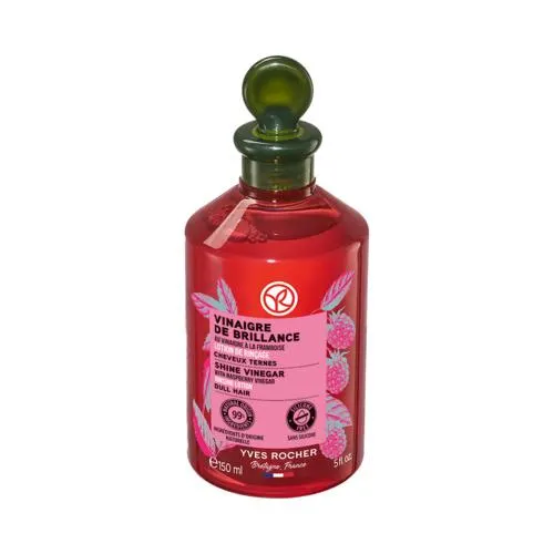 Fényt adó hajleöblítő ecet málnával