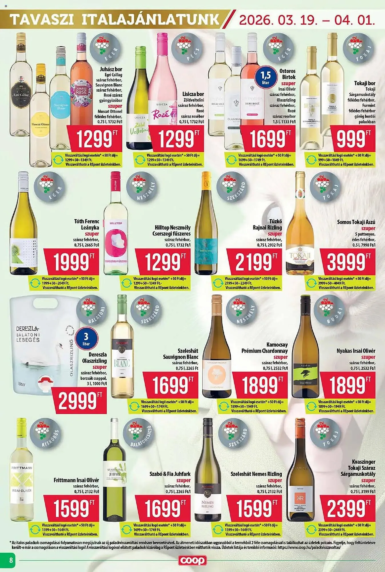Katalógus Coop akciós újság március 19.-tól március 25.-ig 2026. - Oldal 8