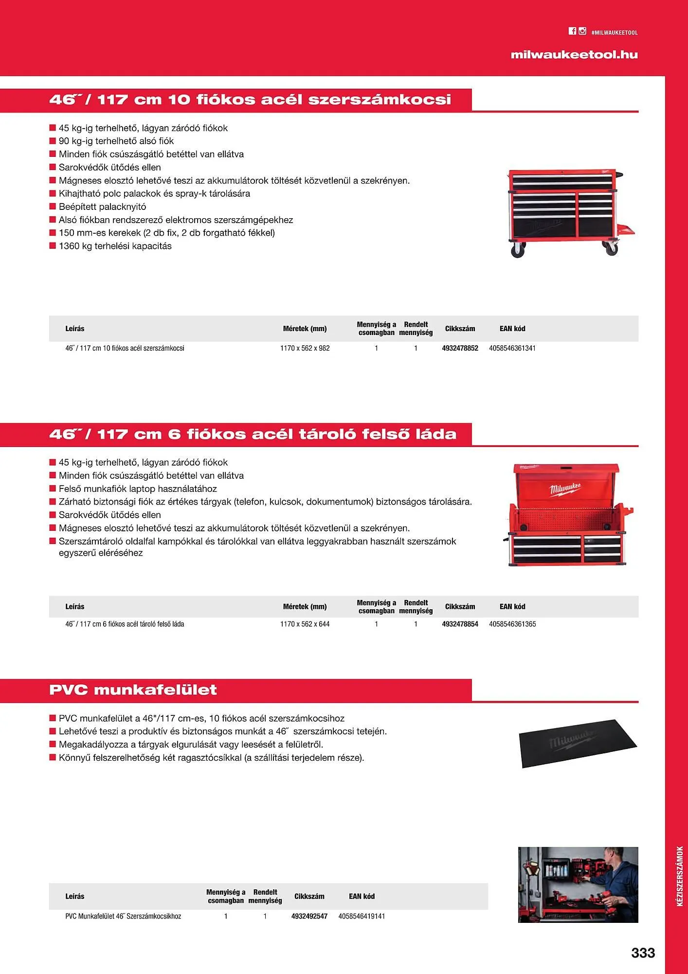 Katalógus Milwaukeetool akciós újság augusztus 14.-tól december 31.-ig 2024. - Oldal 333