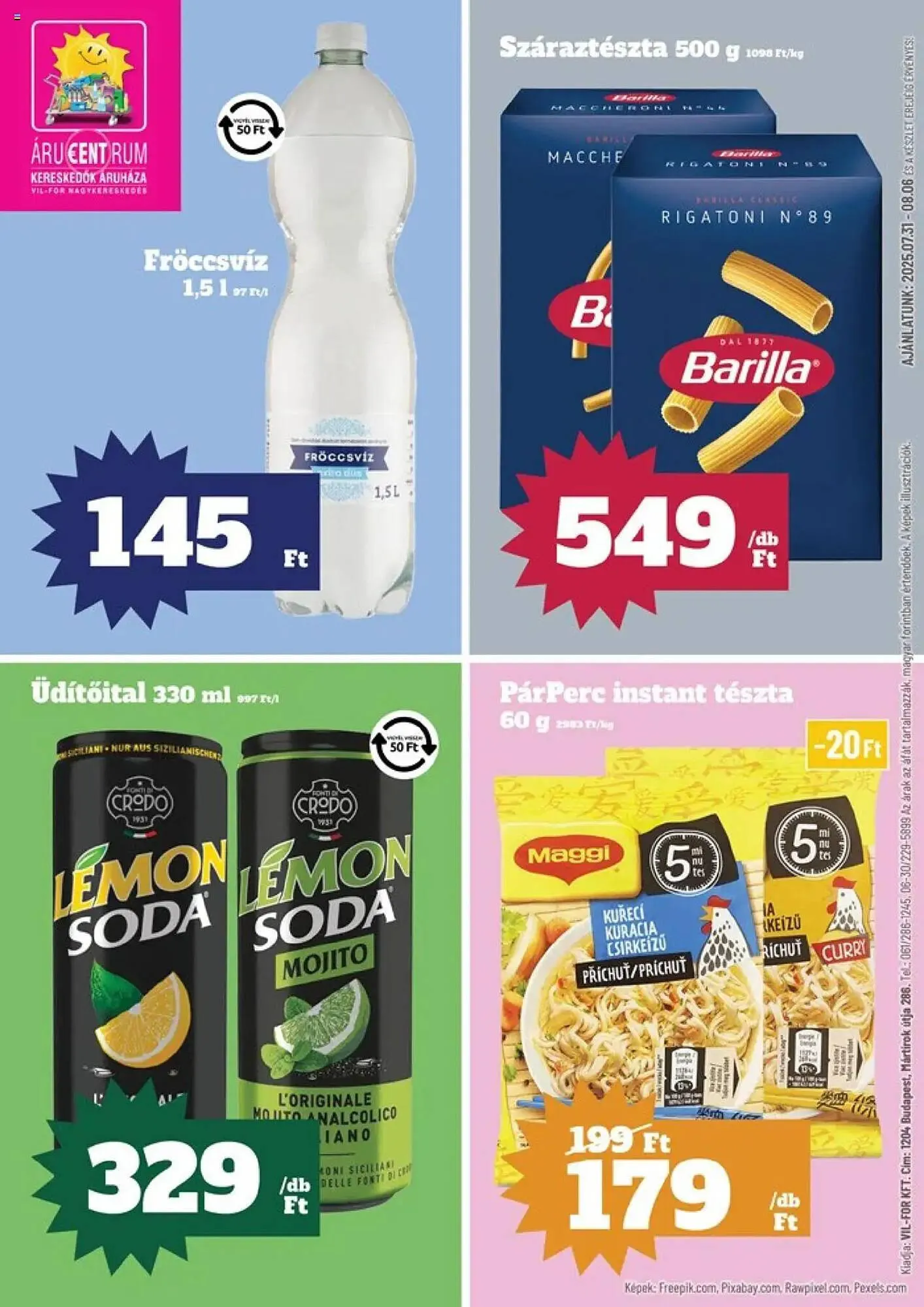 Vil-For akciós újság - 1