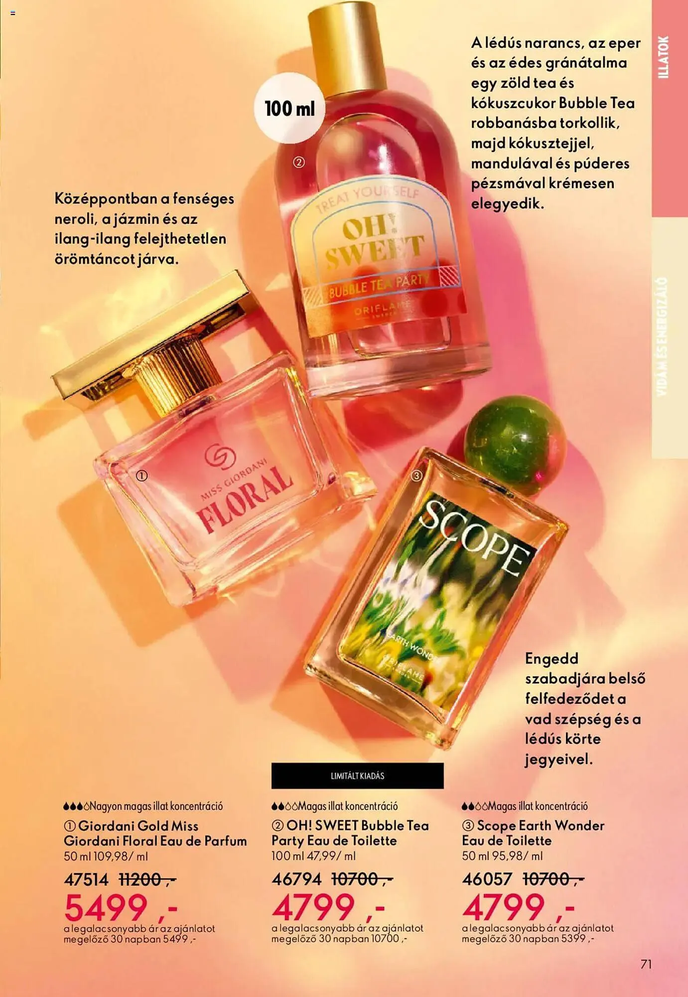 Katalógus Oriflame katalógus október 1.-tól október 21.-ig 2025. - Oldal 71