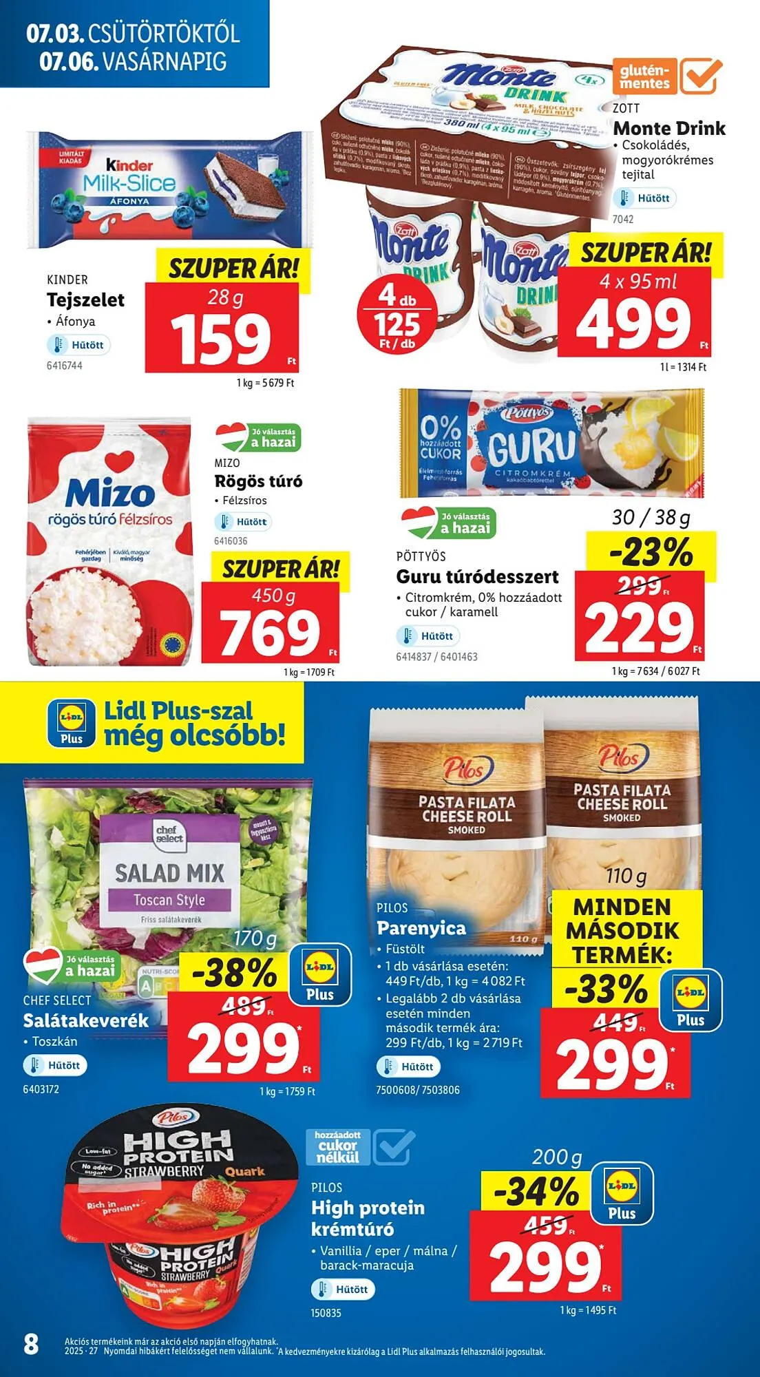 Katalógus Lidl akciós újság július 3.-tól július 9.-ig 2025. - Oldal 8