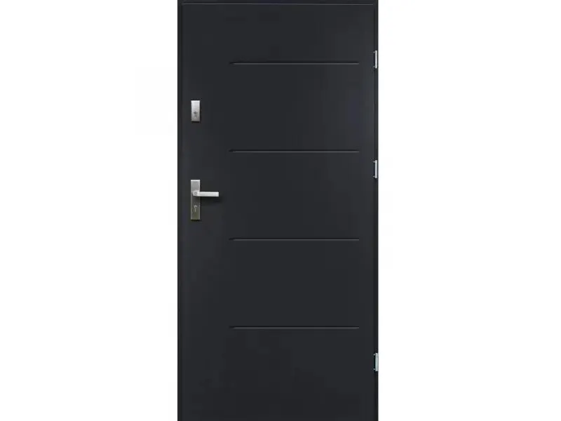 TYTAN - fém bejárati ajtó (100x207, jobbos, antracit)