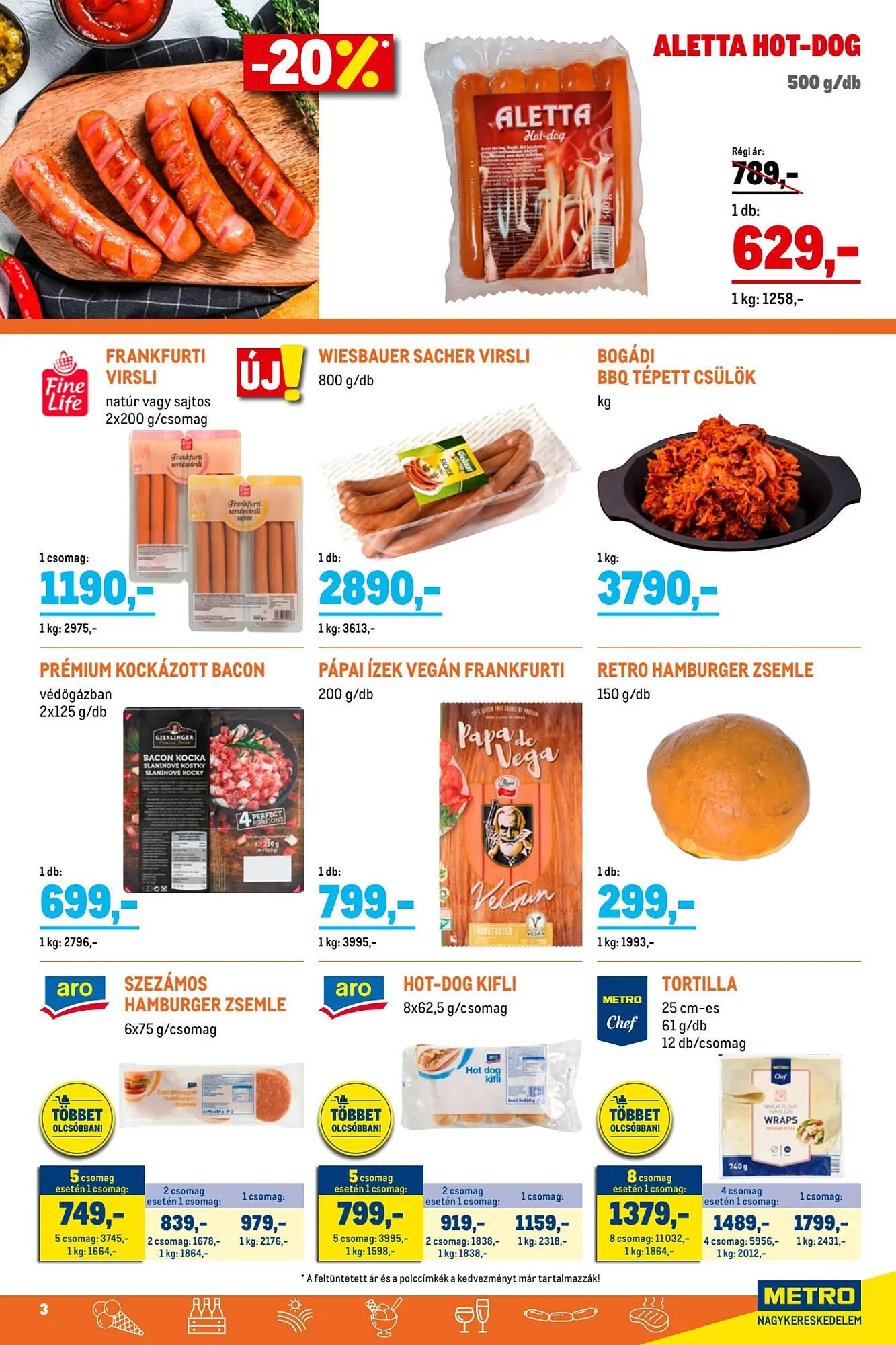 Katalógus Metro akciós újság augusztus 1.-tól augusztus 31.-ig 2025. - Oldal 3