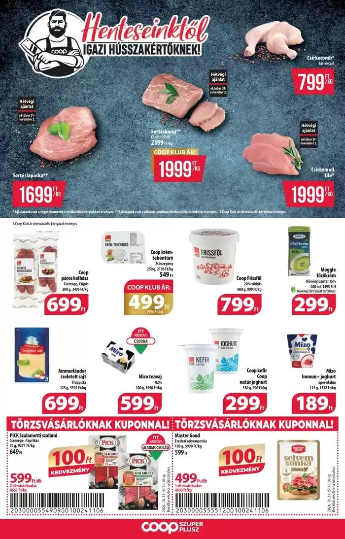 Katalógus Coop országos szórólap november 1. hét - Szuper Plusz október 31.-tól november 6.-ig 2024. - Oldal 2