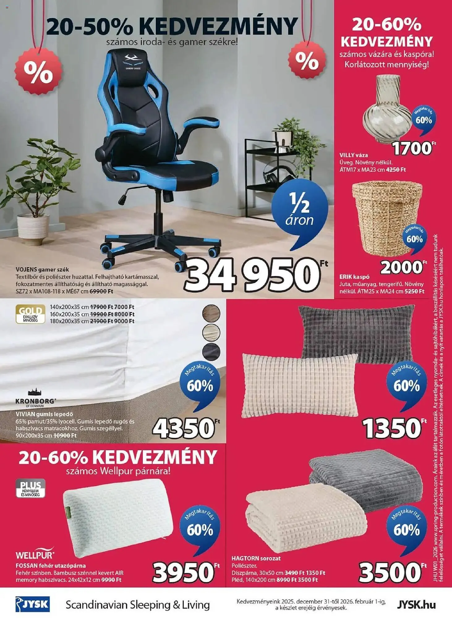 Katalógus JYSK akciós újság december 31.-tól február 1.-ig 2026. - Oldal 24