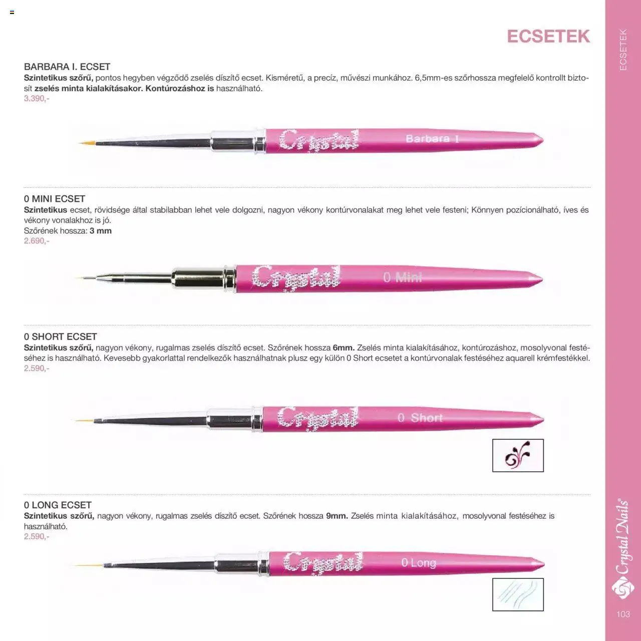 Katalógus Crystal Nails - Nagykatalógus 22/23 március 8.-tól december 31.-ig 2023. - Oldal 103