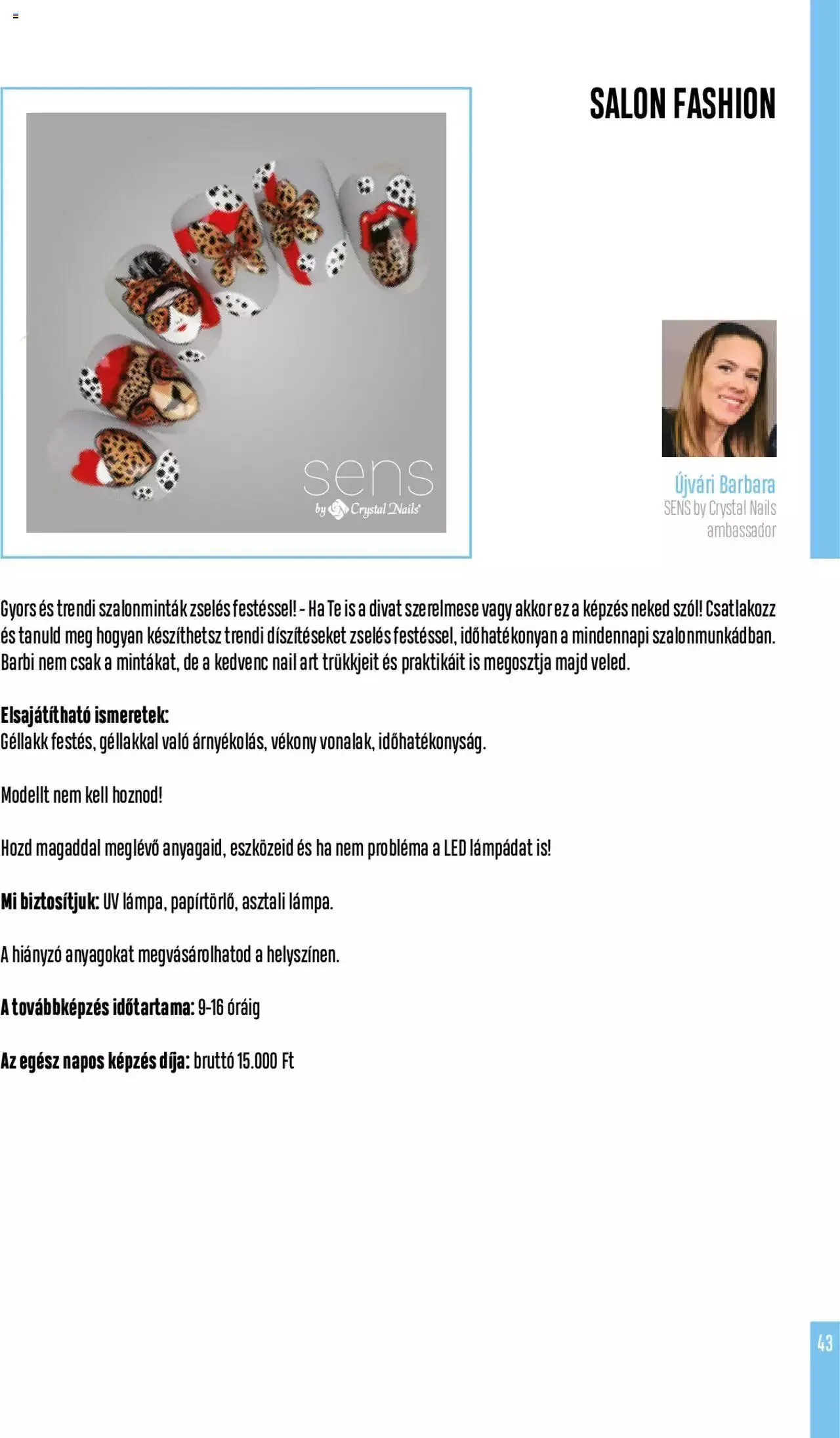 Katalógus Crystal Nails - Oktatási kézikönyv november 7.-tól december 31.-ig 2023. - Oldal 42