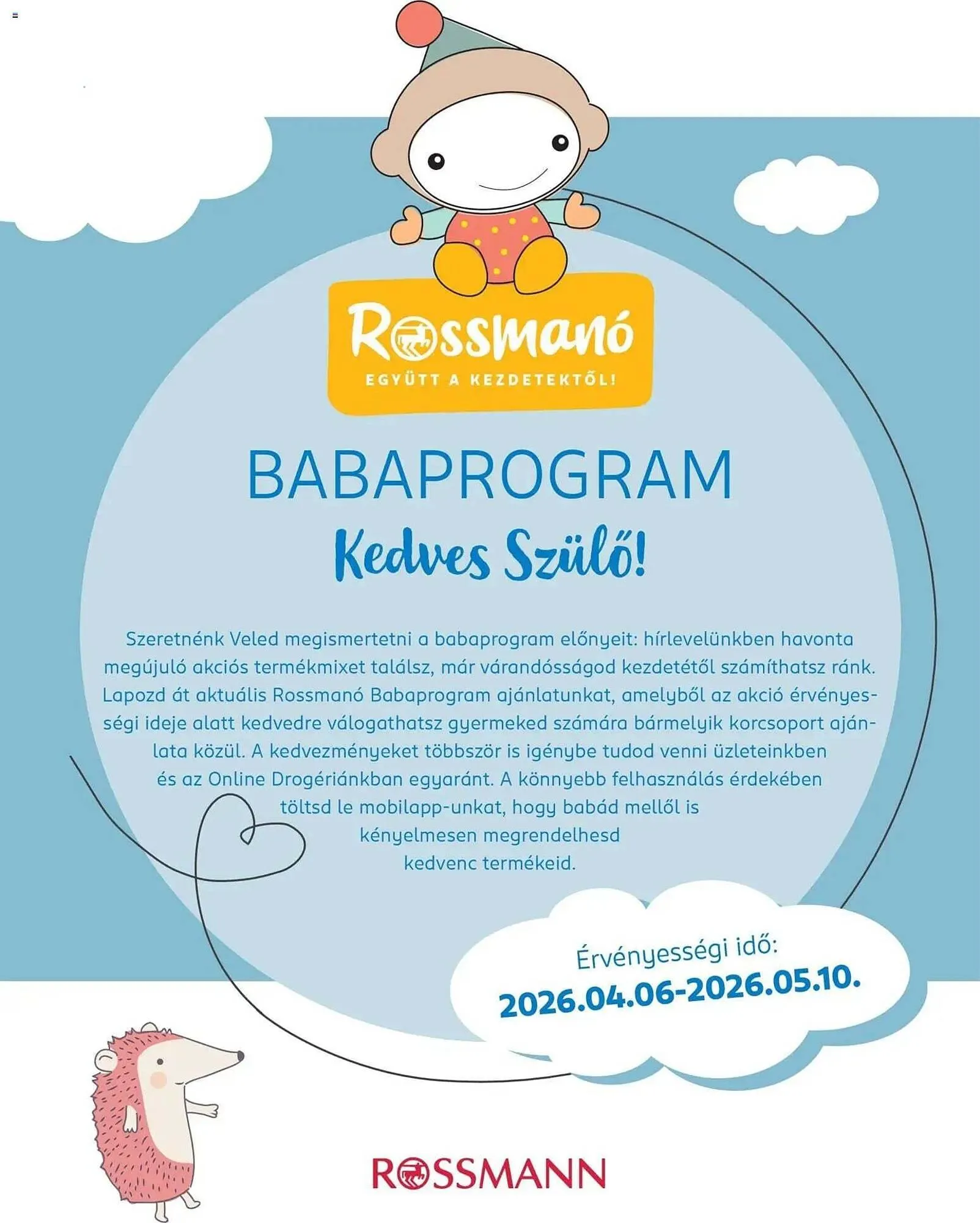 Katalógus Rossmann akciós újság április 6.-tól május 10.-ig 2026. - Oldal 1