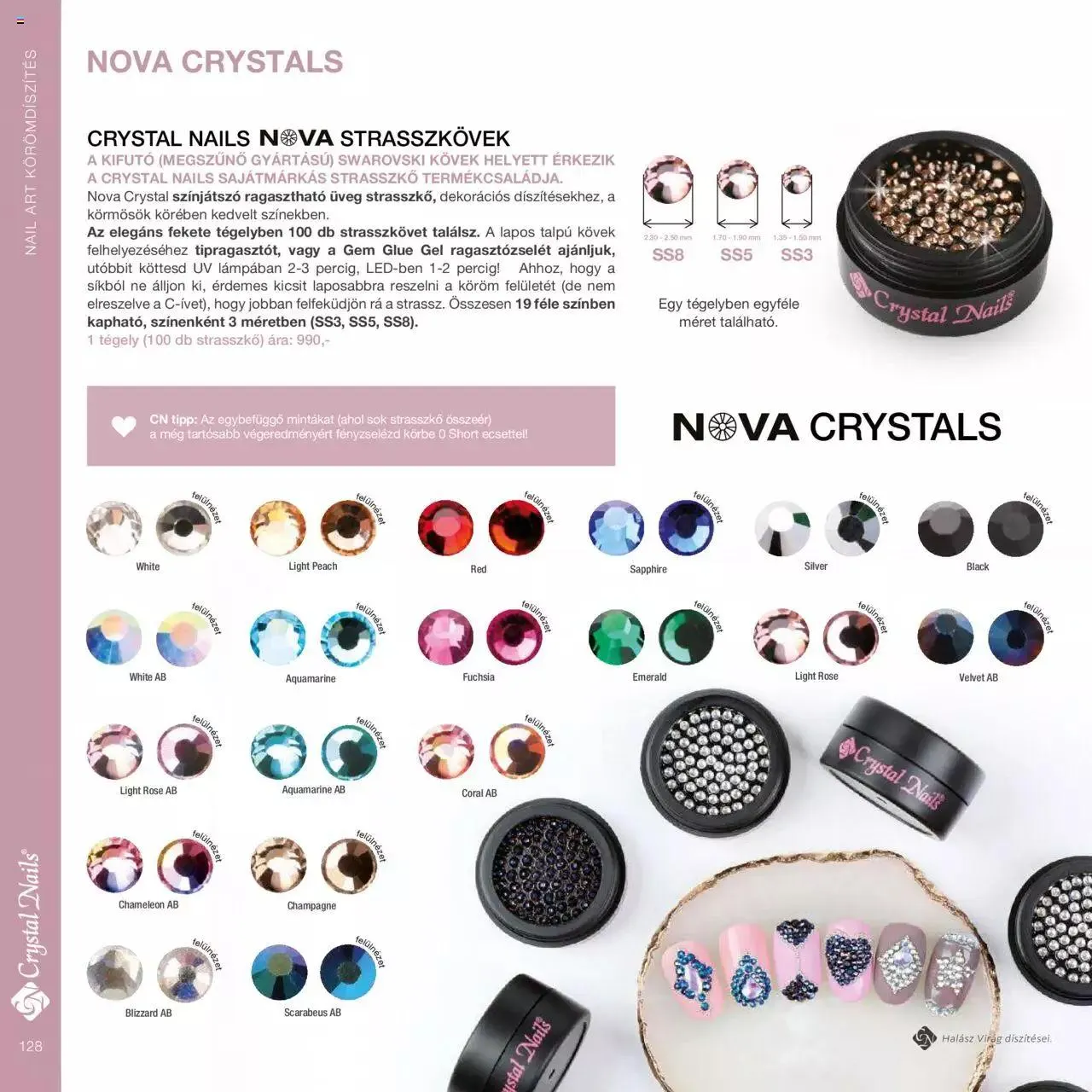 Katalógus Crystal Nails - Nagykatalógus 22/23 március 8.-tól december 31.-ig 2023. - Oldal 128