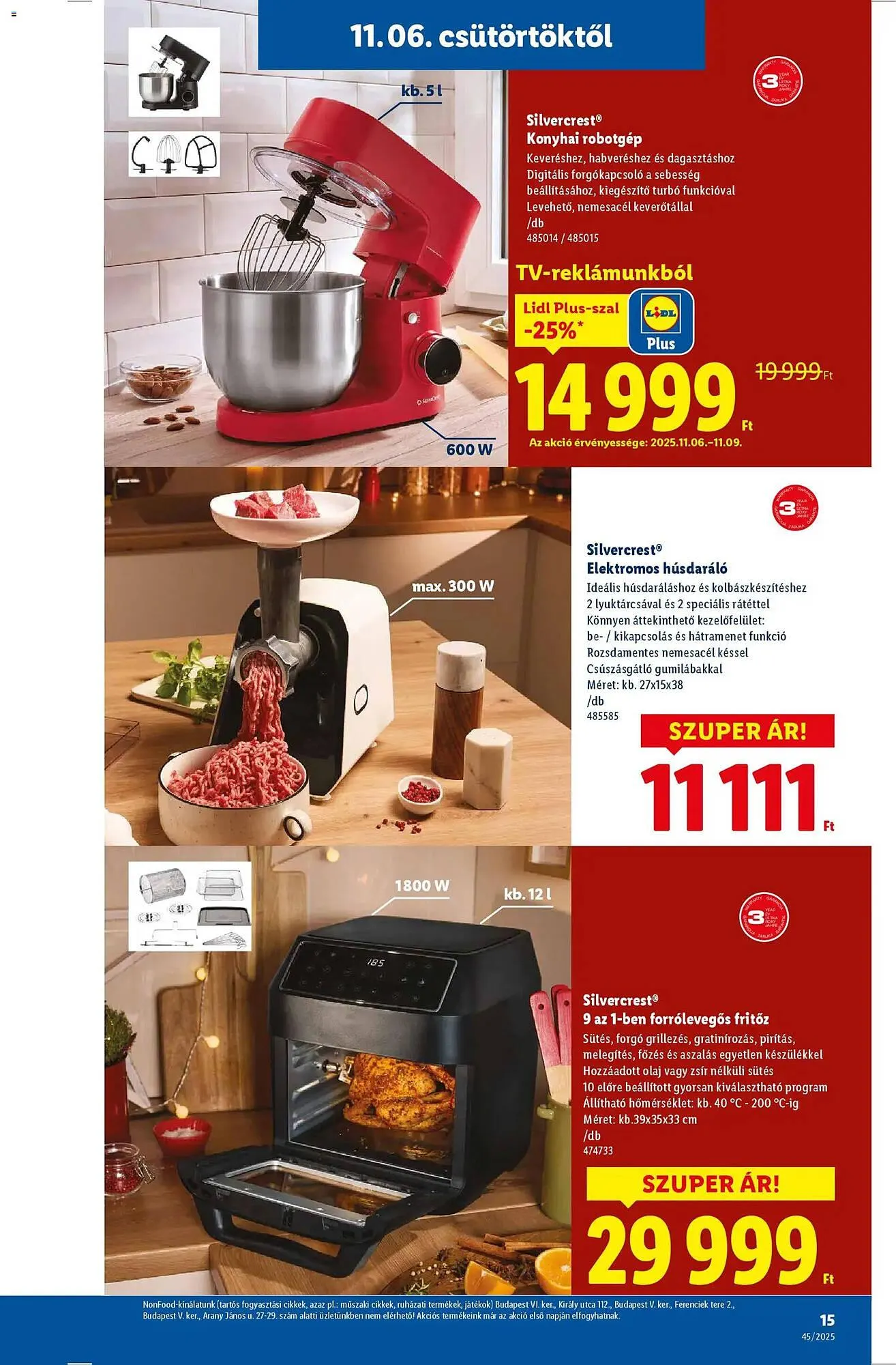 Katalógus Lidl akciós újság november 6.-tól december 28.-ig 2025. - Oldal 15
