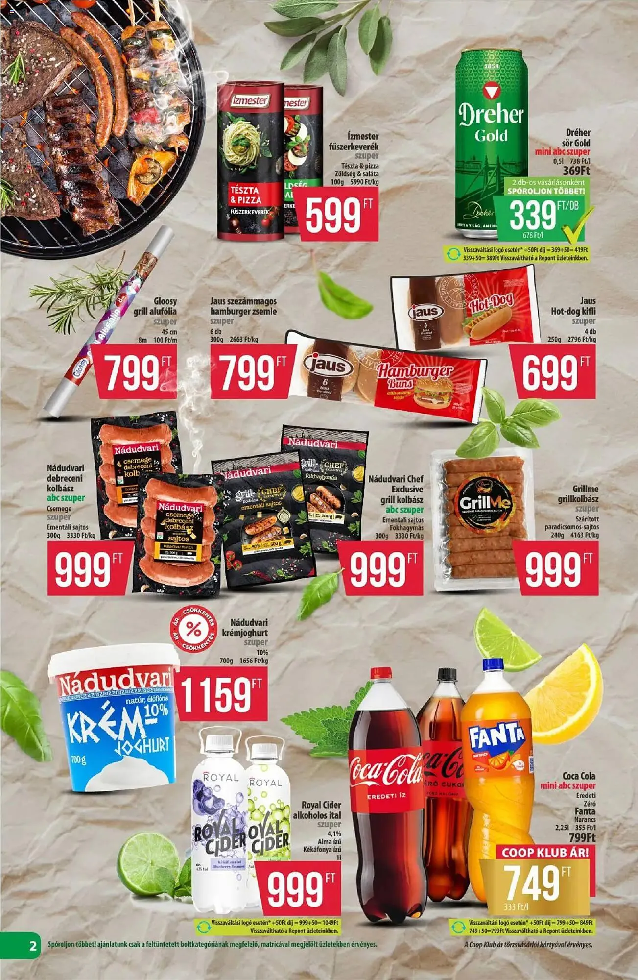 Katalógus Coop akciós újság június 19.-tól július 2.-ig 2025. - Oldal 2
