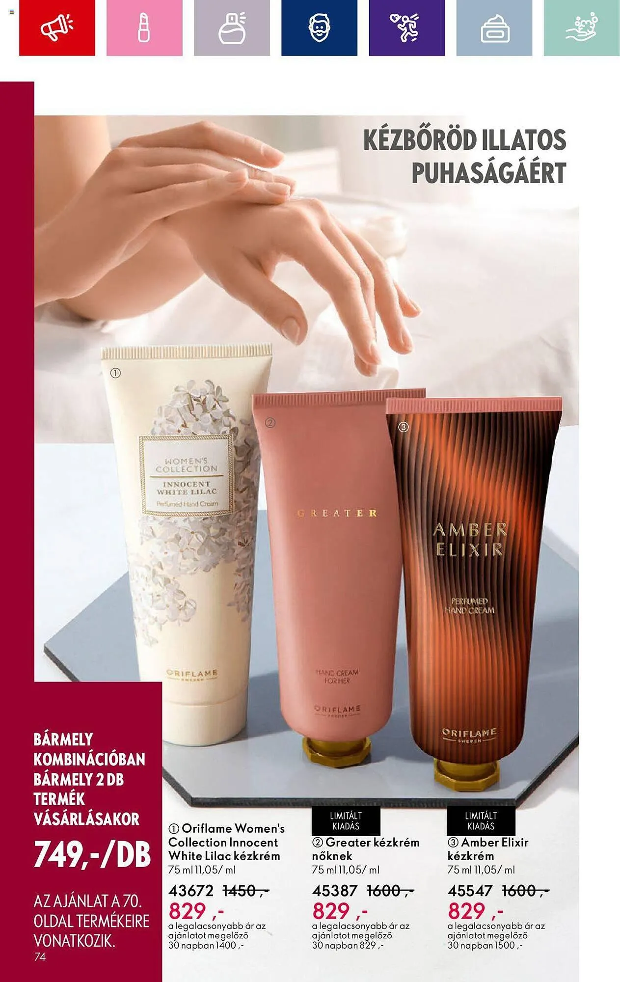Katalógus Oriflame akciós újság szeptember 20.-tól október 10.-ig 2023. - Oldal 74