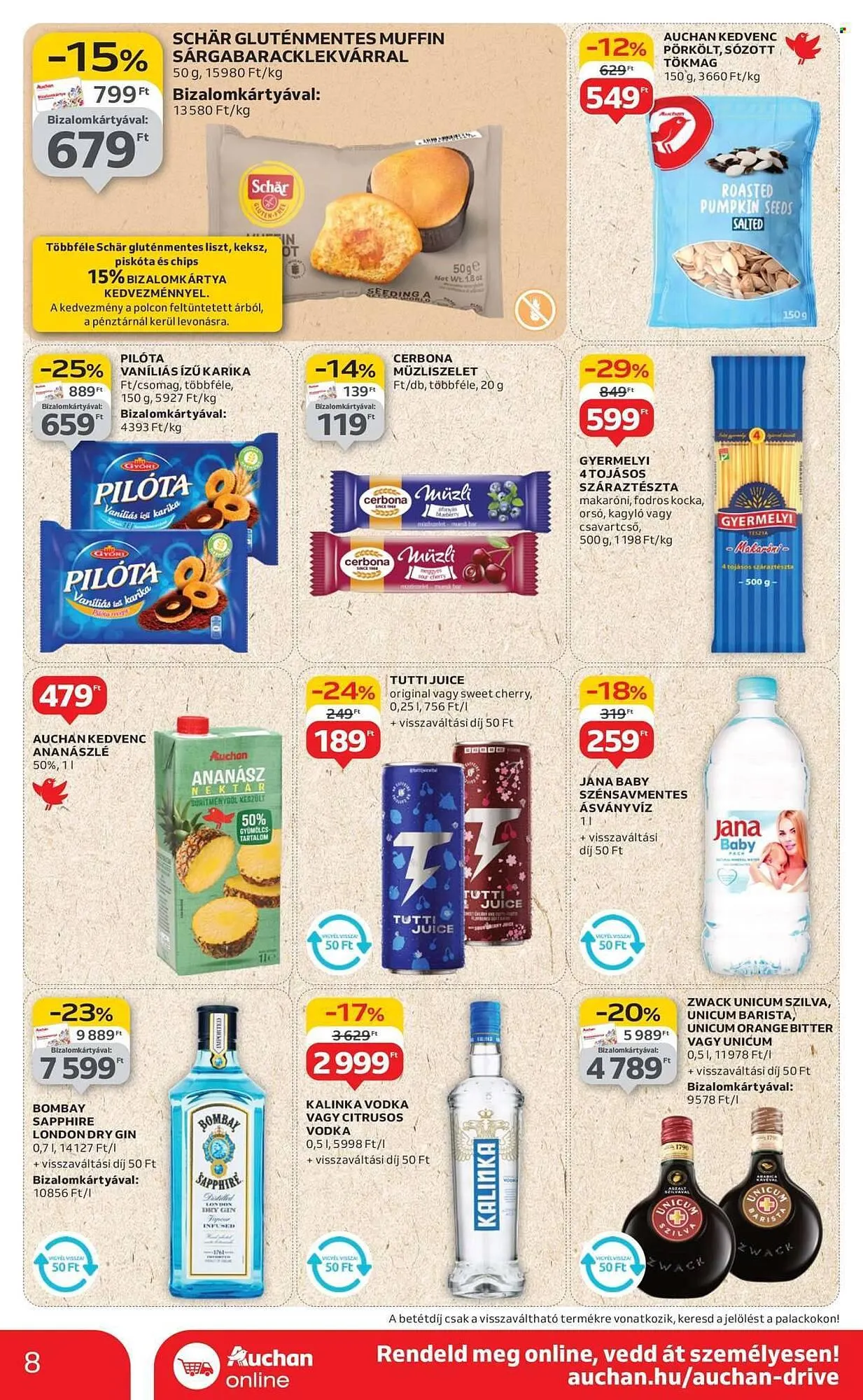 Katalógus Auchan akciós újság július 31.-tól augusztus 6.-ig 2025. - Oldal 8