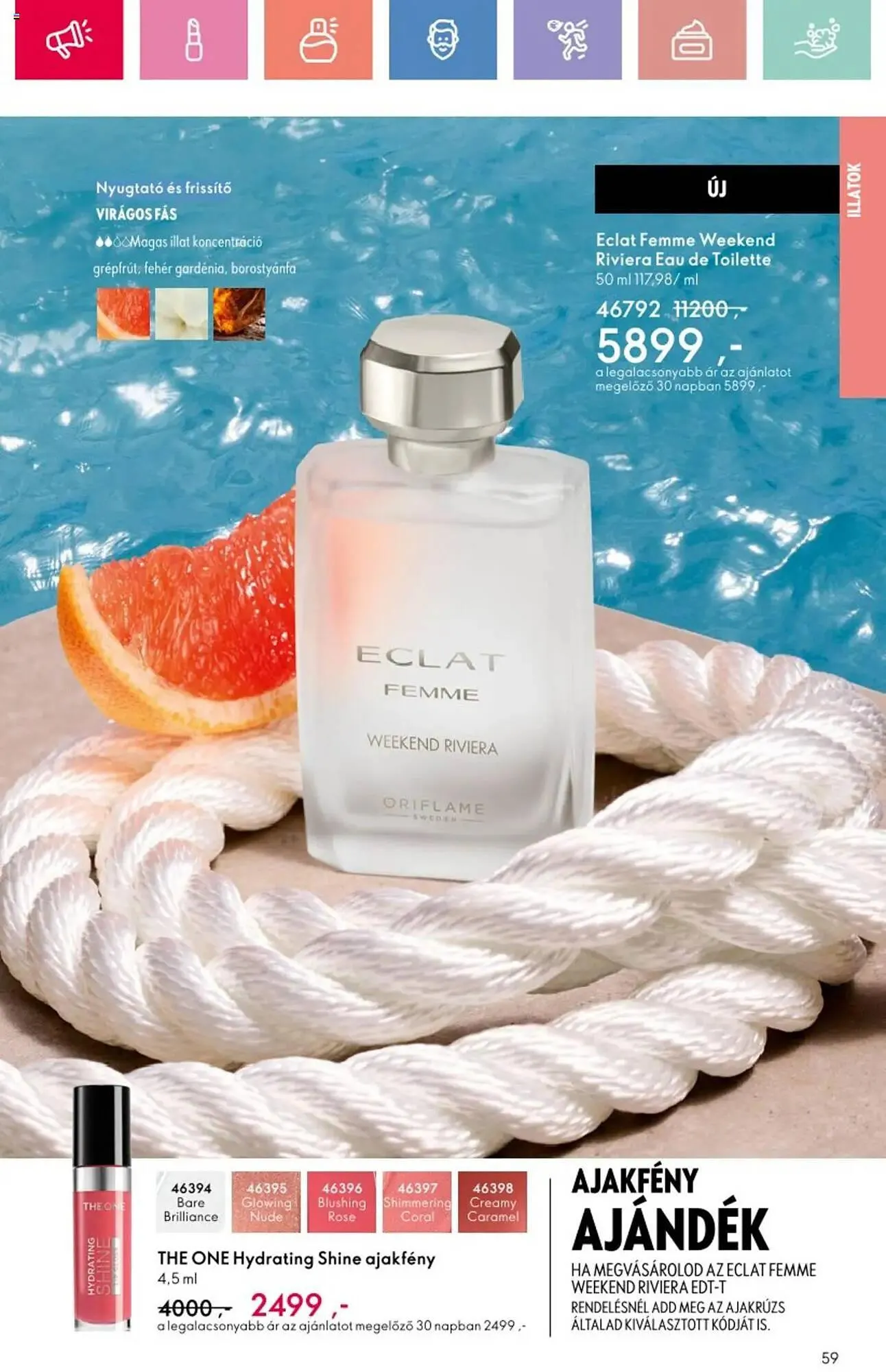 Katalógus Oriflame akciós újság július 6.-tól július 26.-ig 2025. - Oldal 59